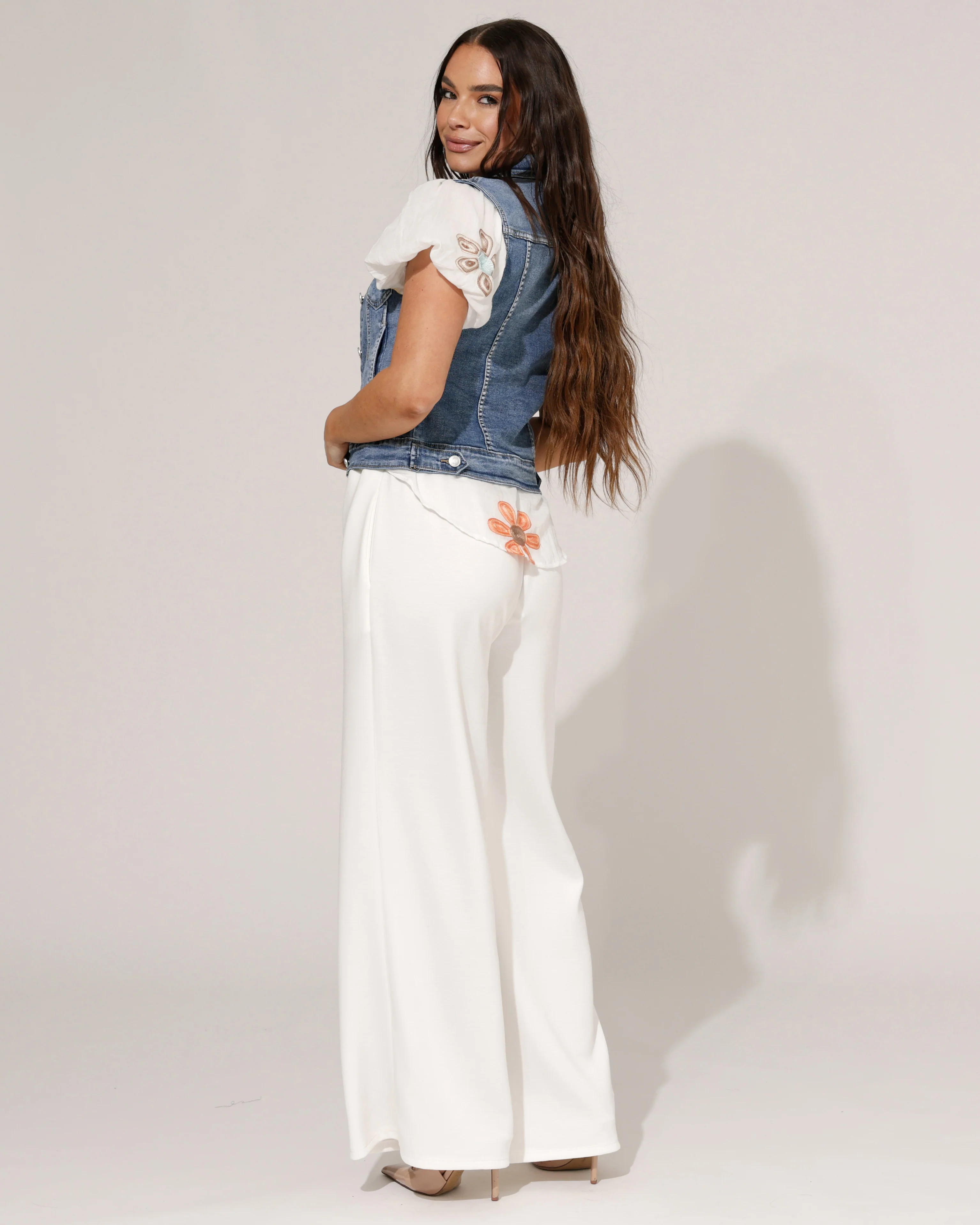 Ana & Lucy | Spijkergilet Juna Blauw - Image 3