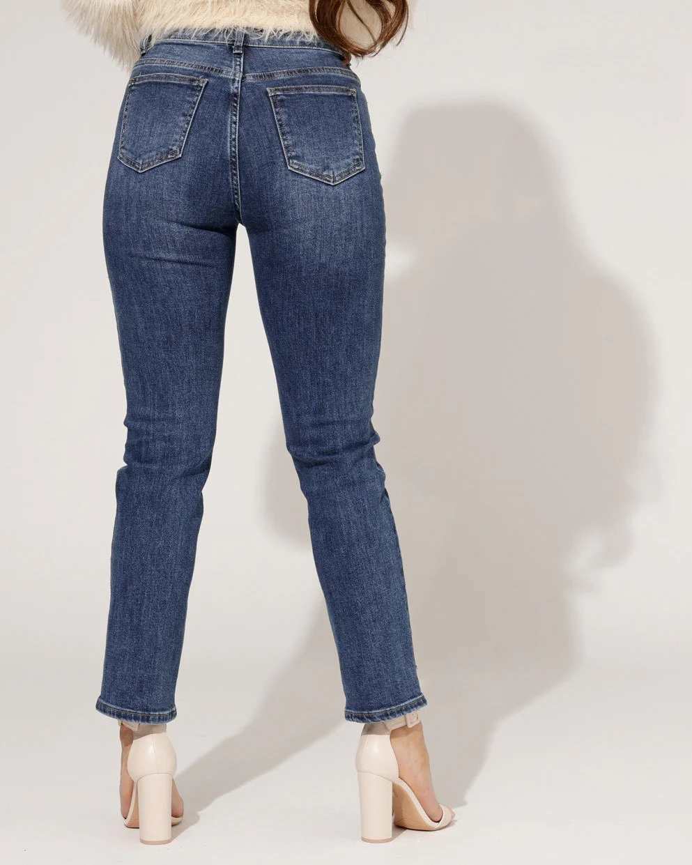 Ana & Lucy | Straight Jeans Kim Donkerblauw - Image 3