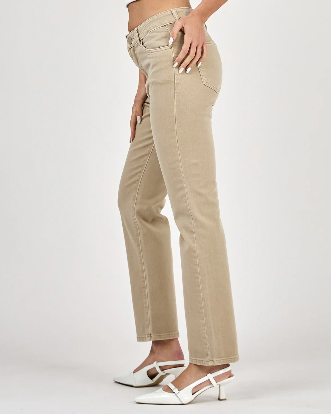Ana & Lucy | Straight jeans Kim-F Zand - Image 4