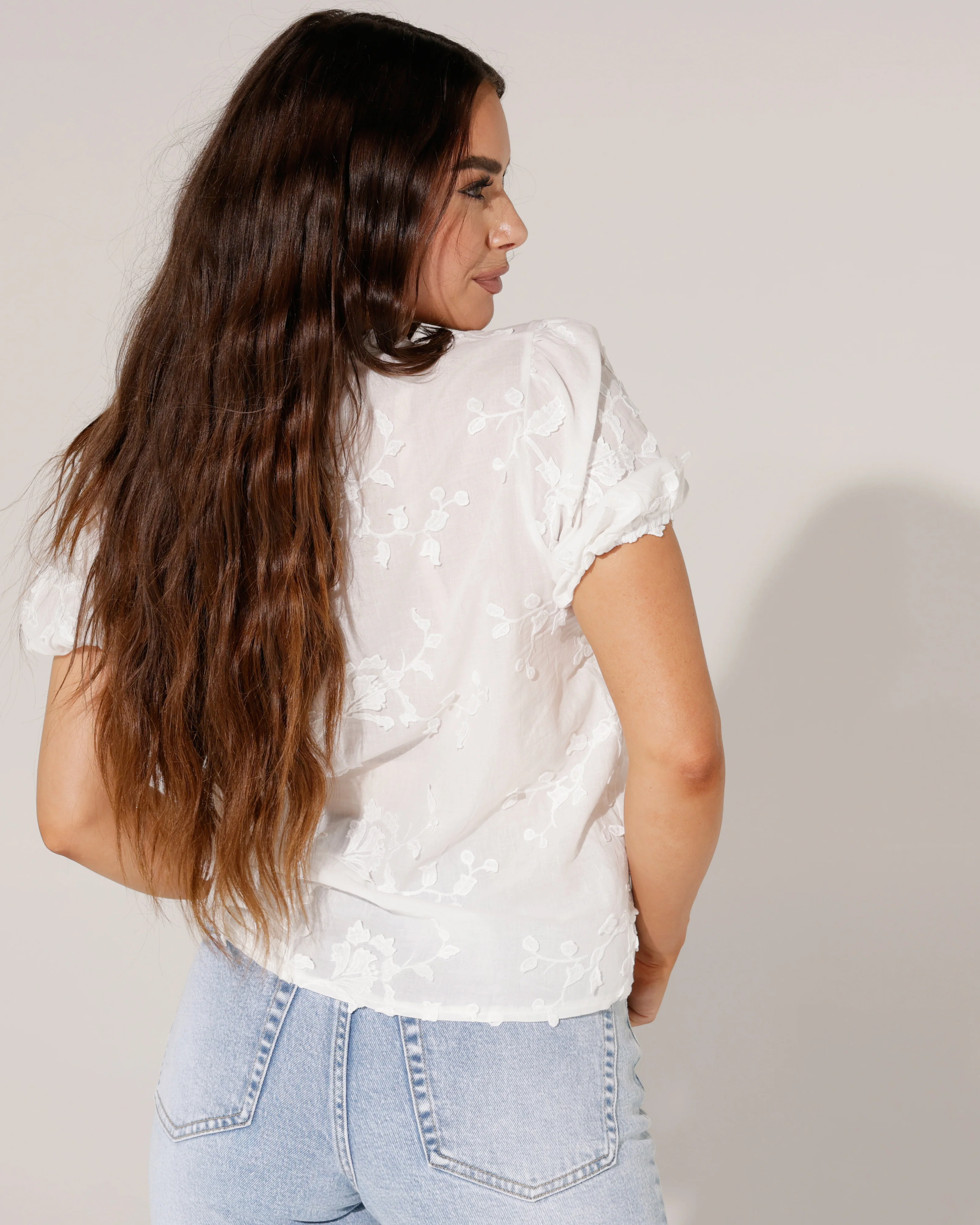 Blouse Doreen Wit - Image 4