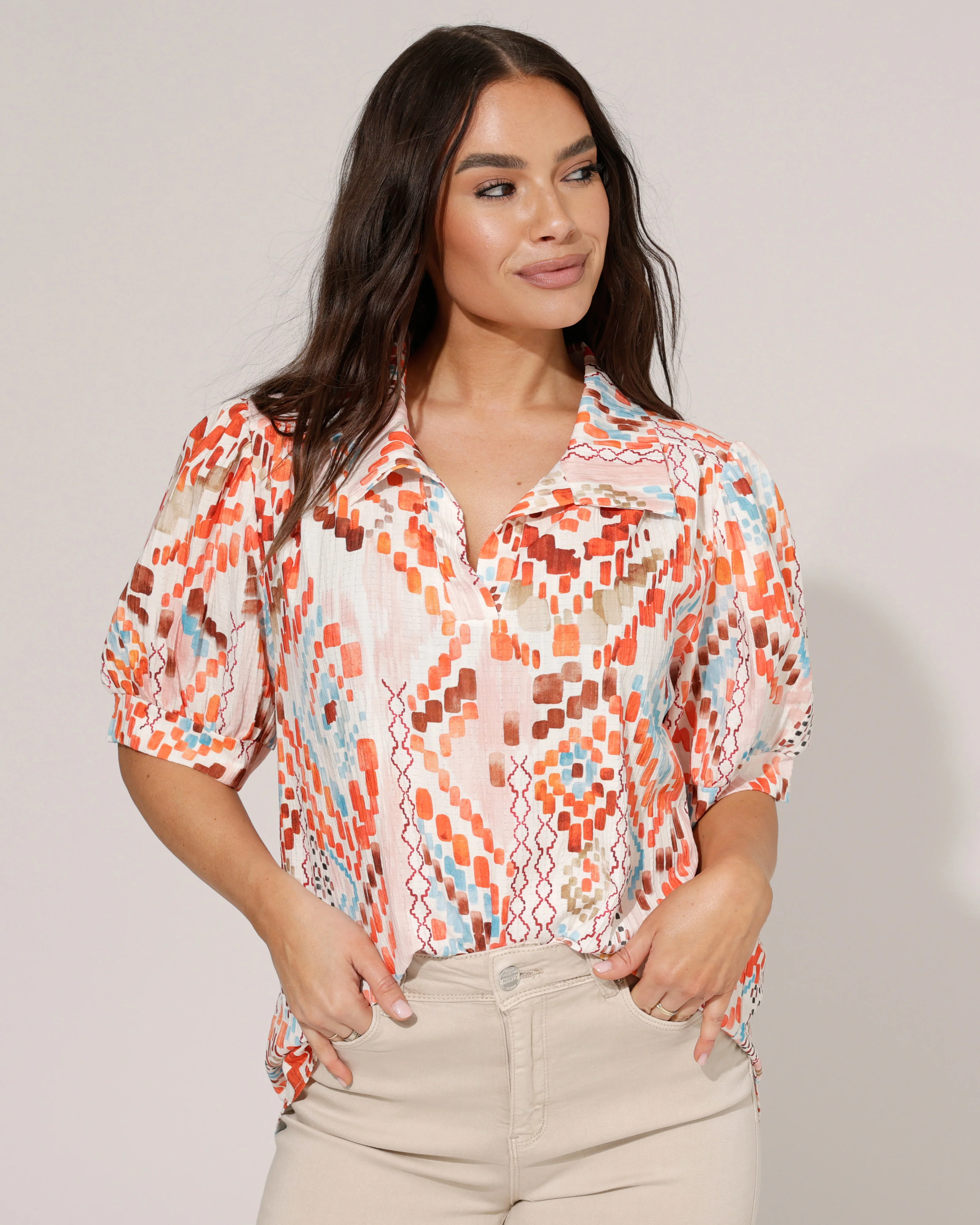 Blouse Eve Oranje