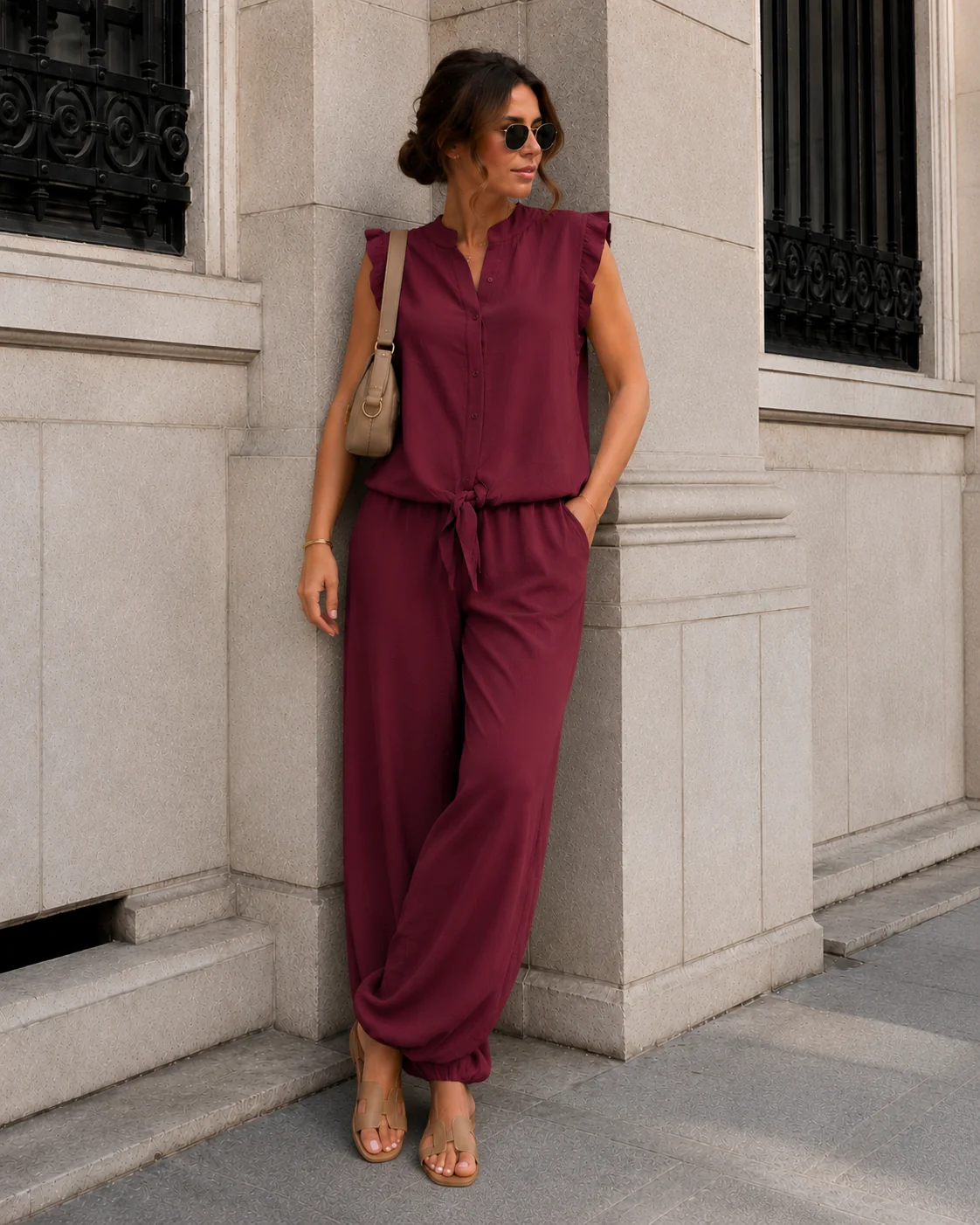 Co-ord set Lola Bordeaux - Image 2