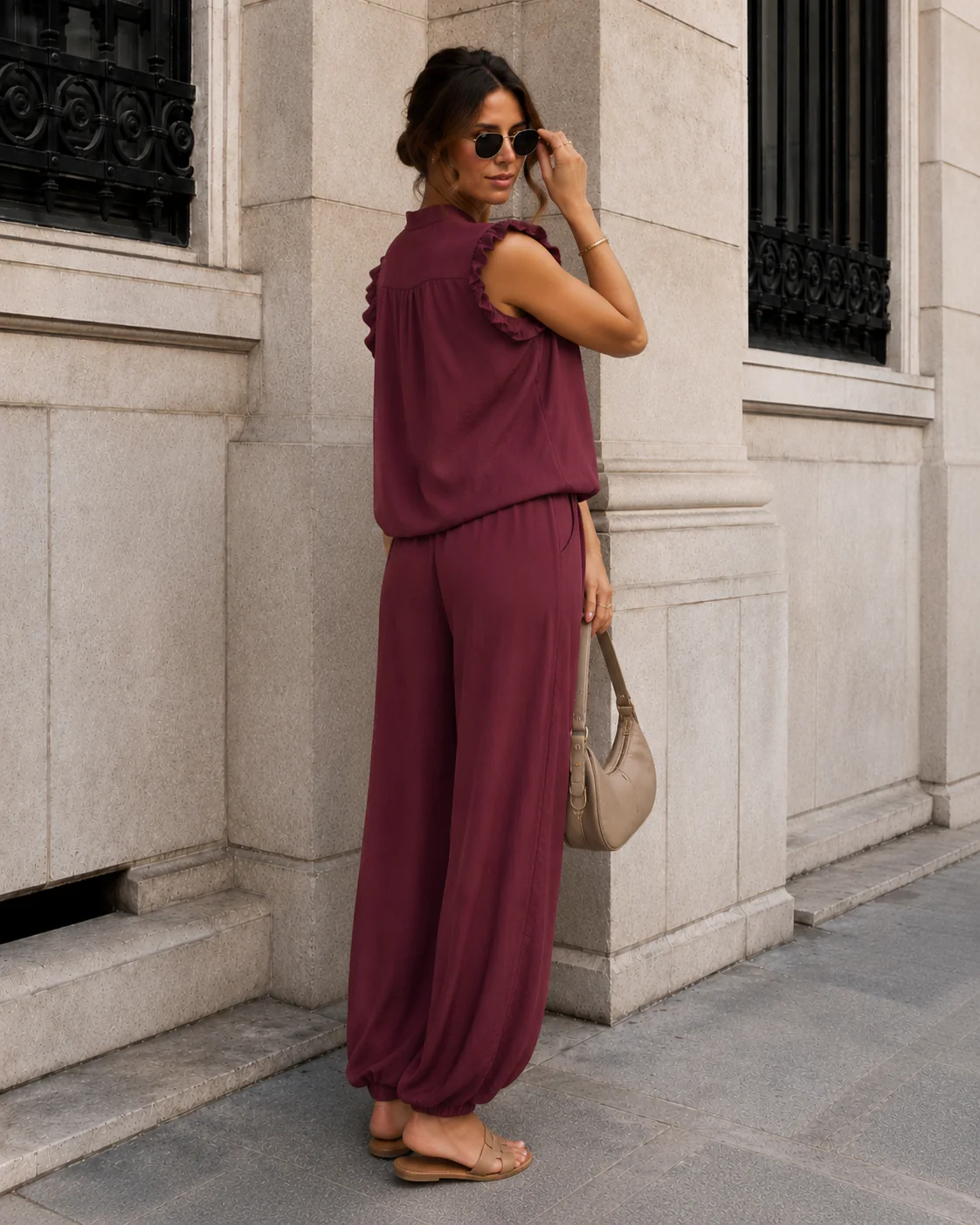 Co-ord set Lola Bordeaux - Image 3