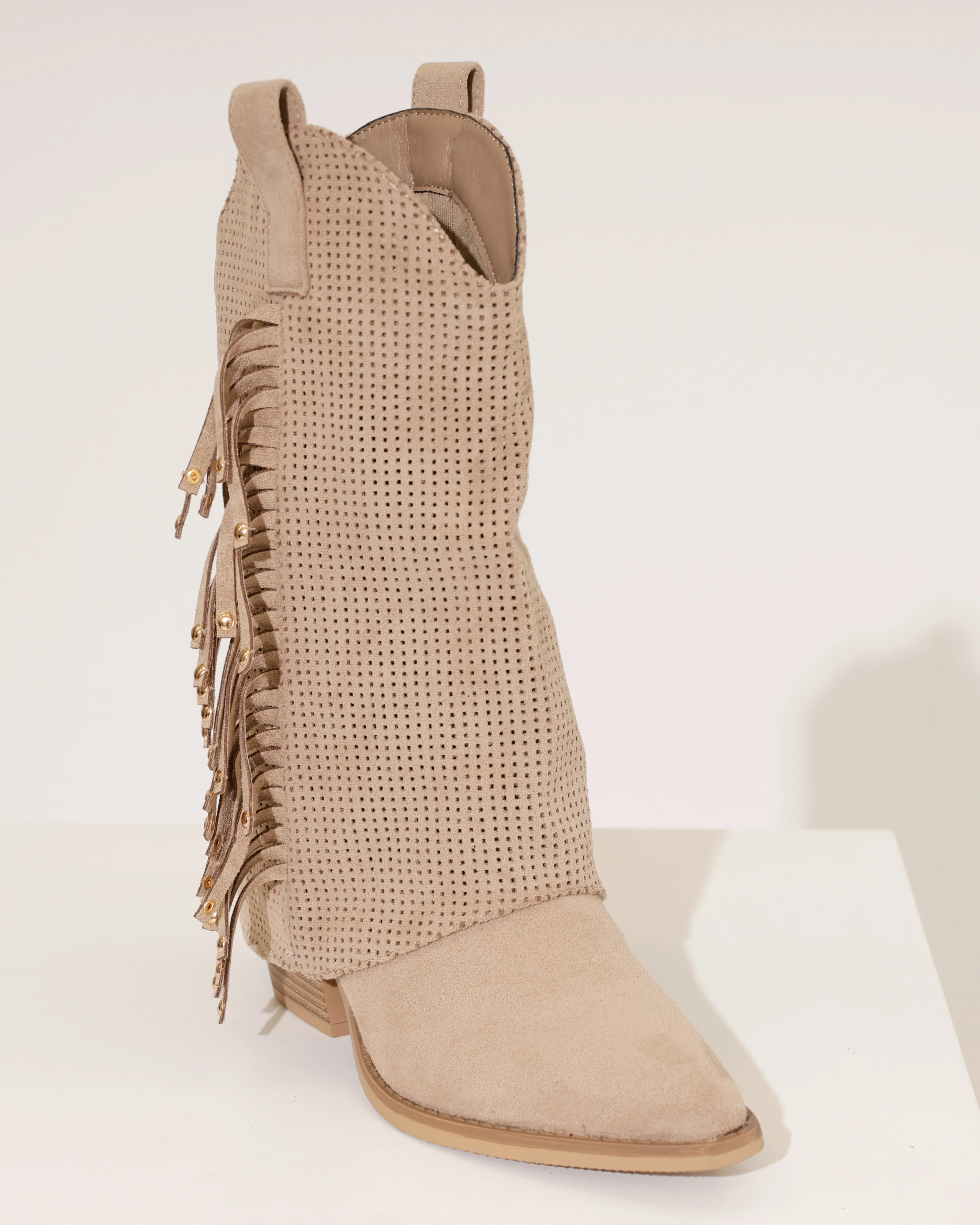 Cowboylaars Mila Taupe - Image 3