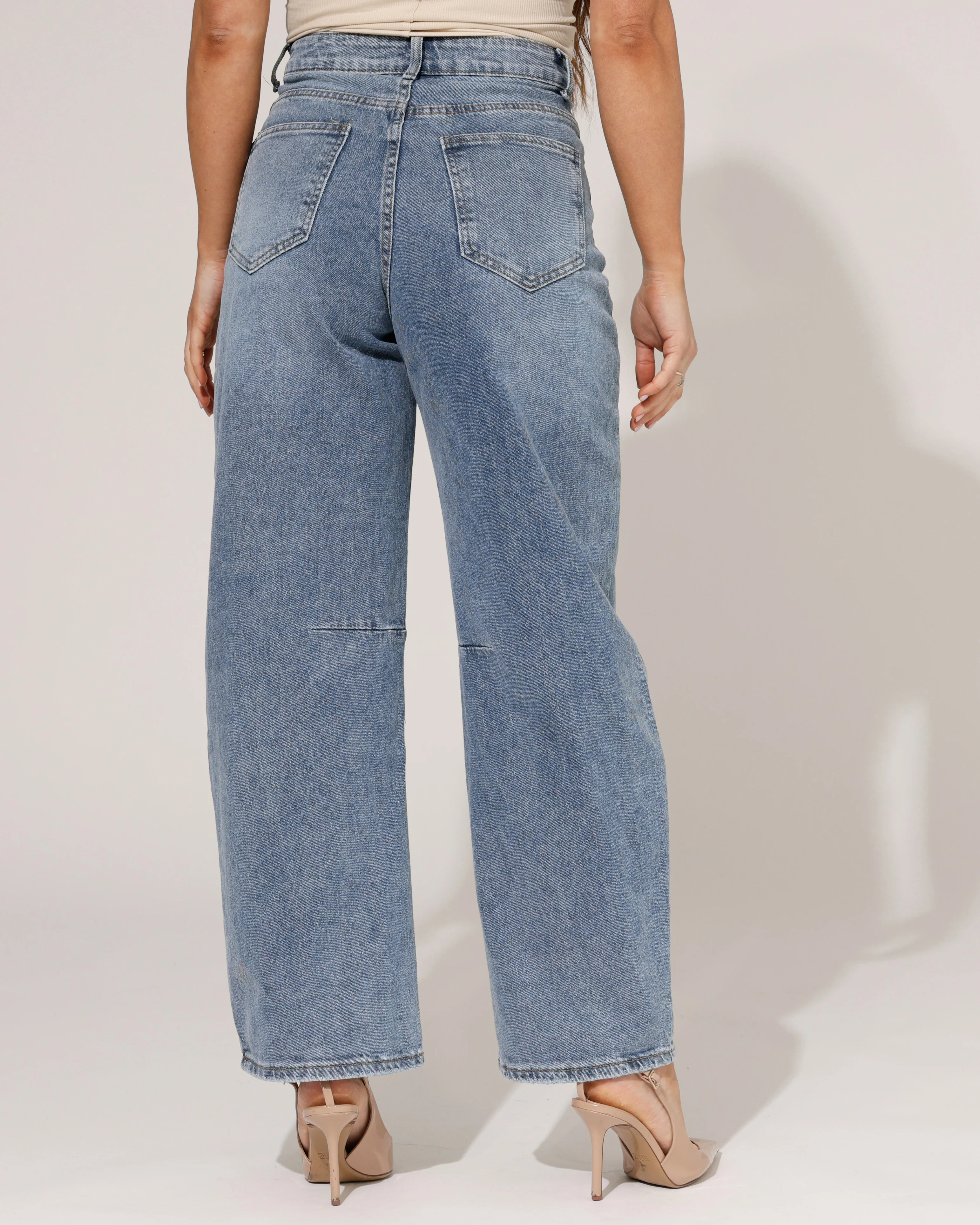 Folyrose | Barrel jeans Rosin Blauw - Image 2