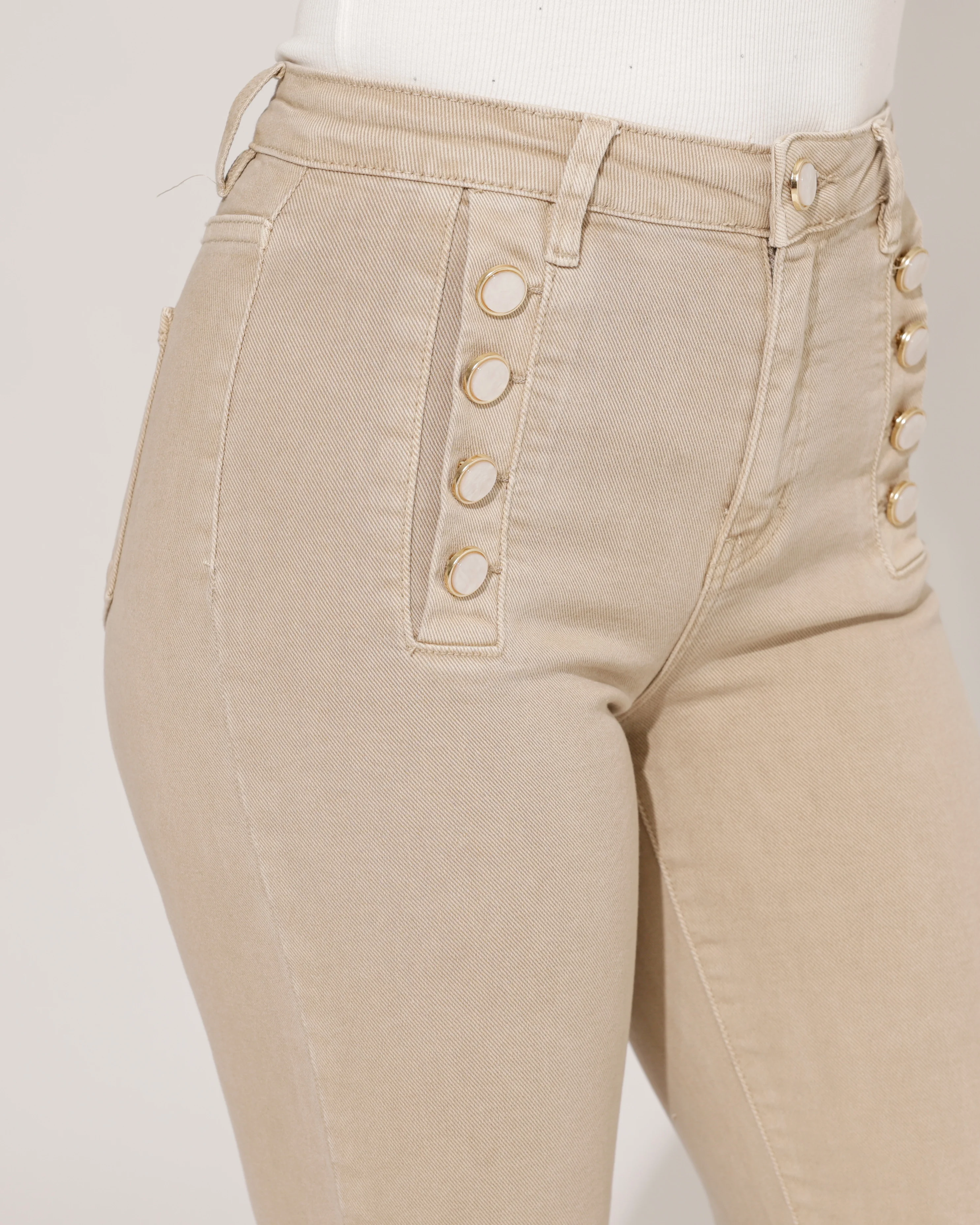Folyrose | Wide leg jeans Coco-G Zand - Image 3