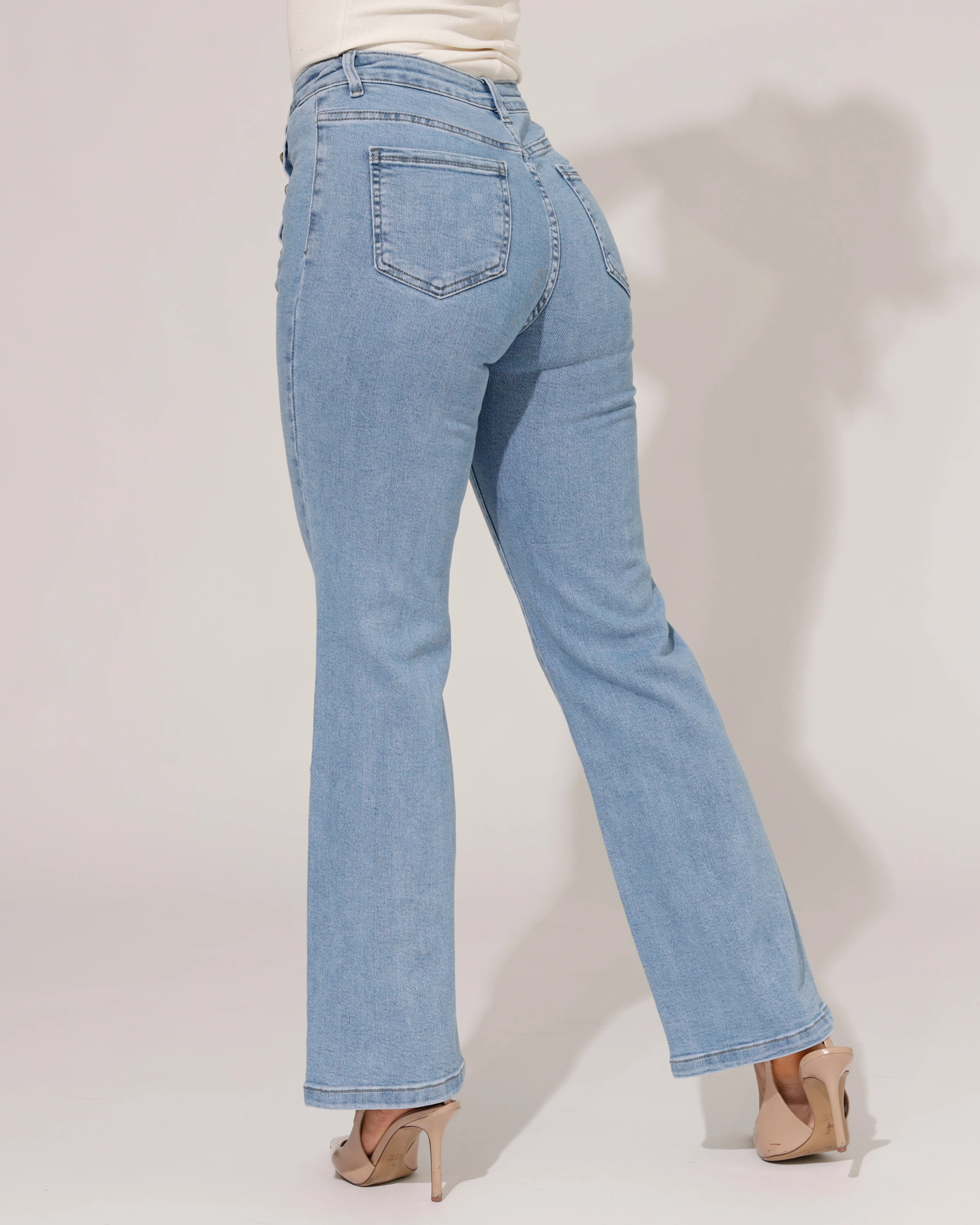 Folyrose | Wide leg jeans Coco-R Blauw - Image 2