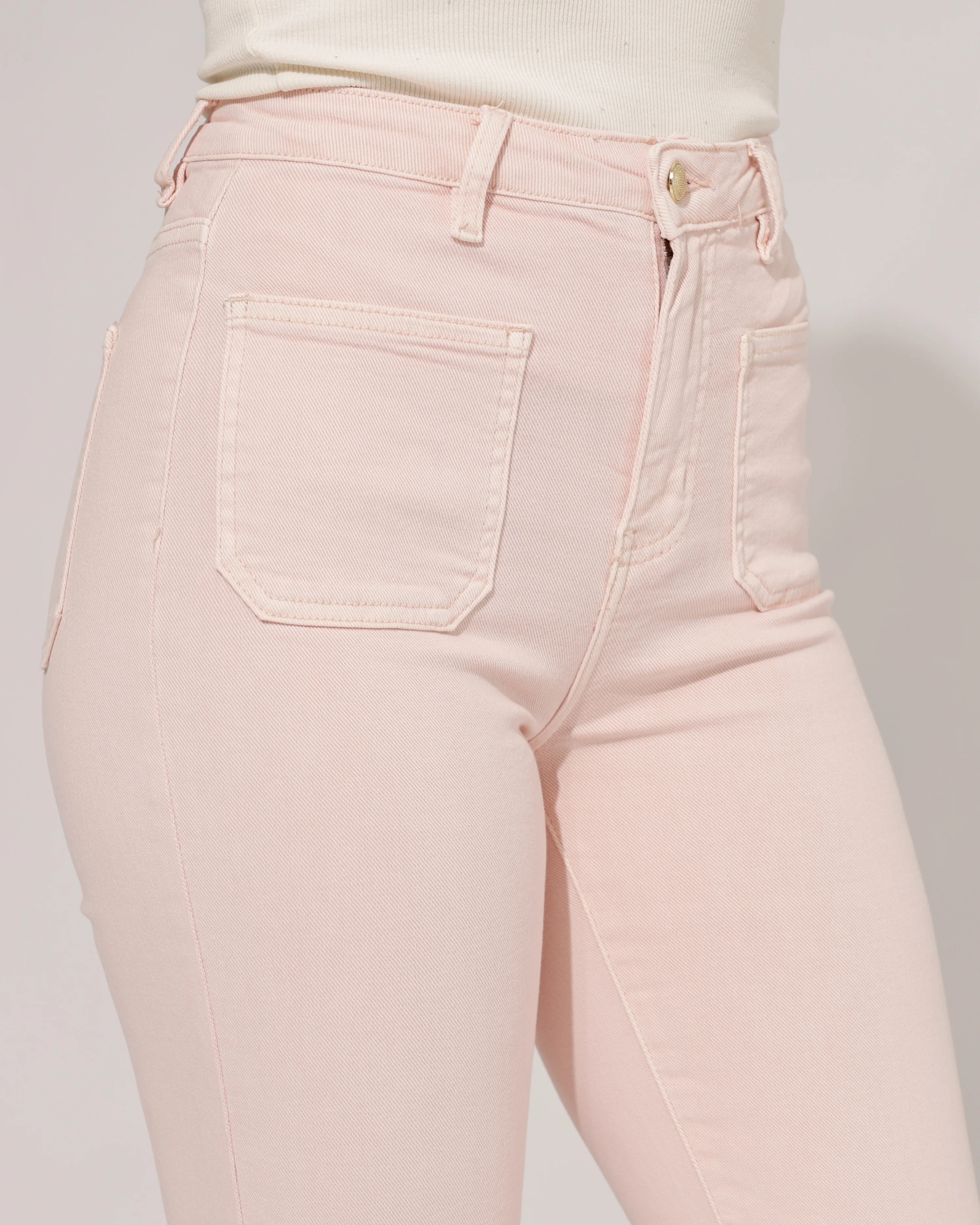 Folyrose | Wide leg jeans Jana-U Lichtroze - Image 5