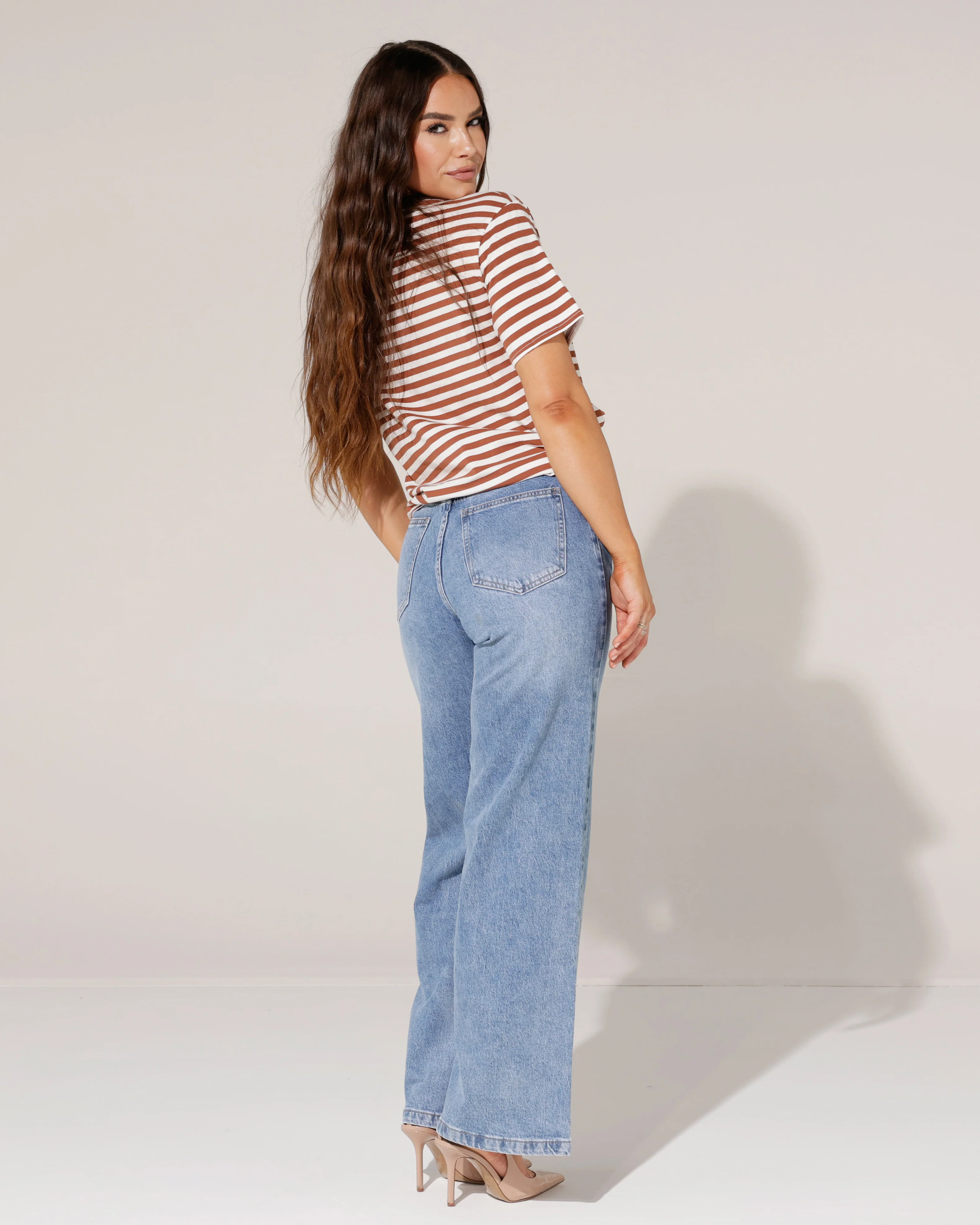 Folyrose | Wide leg jeans Nena Blauw - Image 7