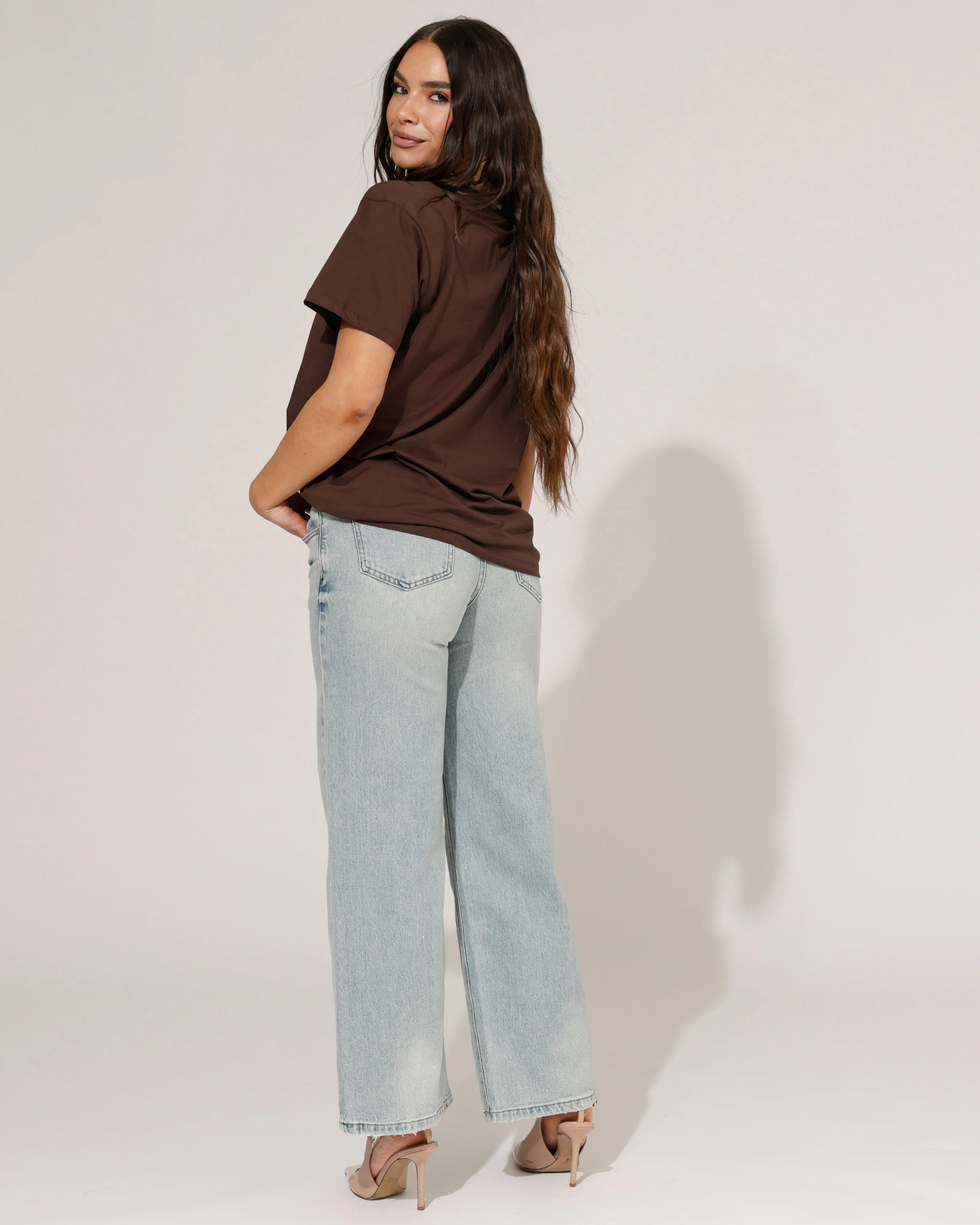 Folyrose | Wide leg jeans Roxanne Lichtblauw - Image 3