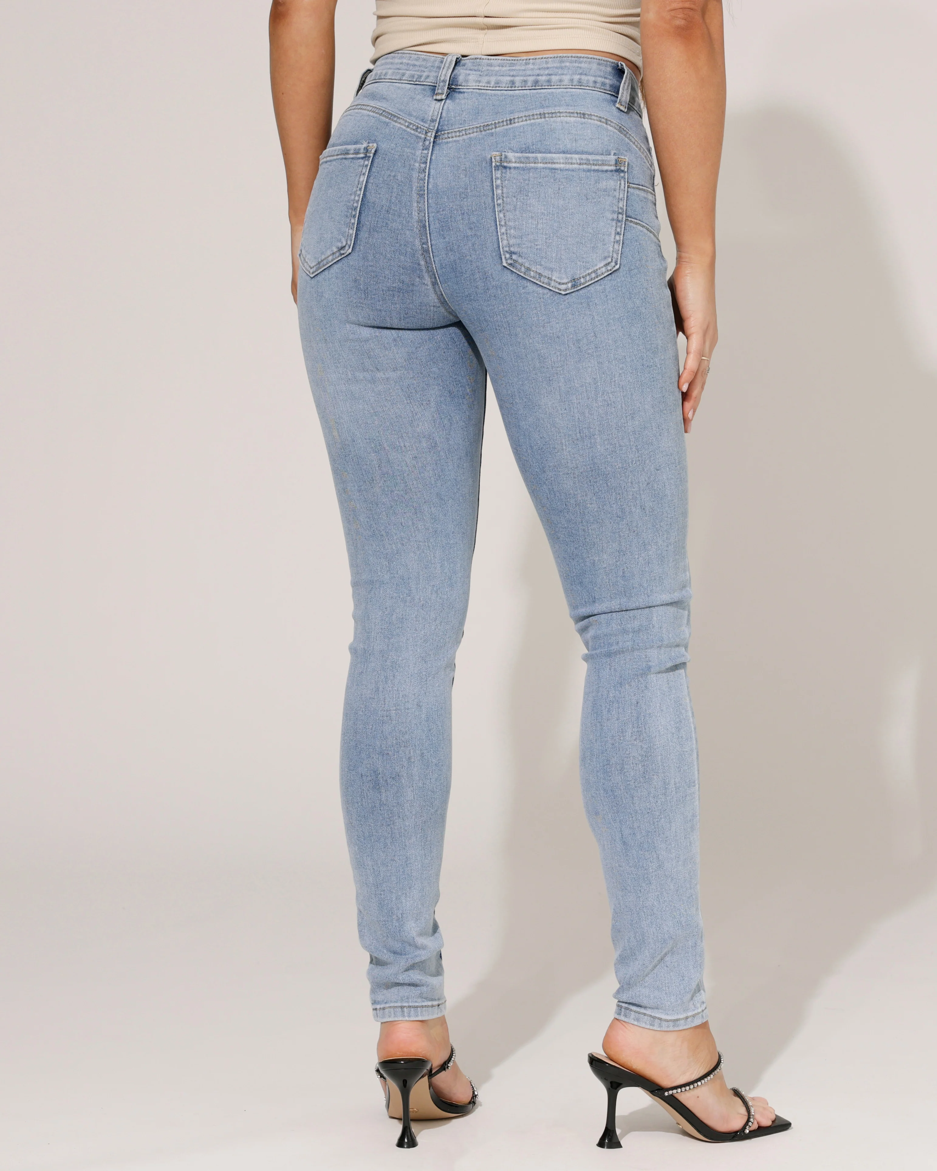 Goodies | Skinny jeans Noe Blauw - Image 3