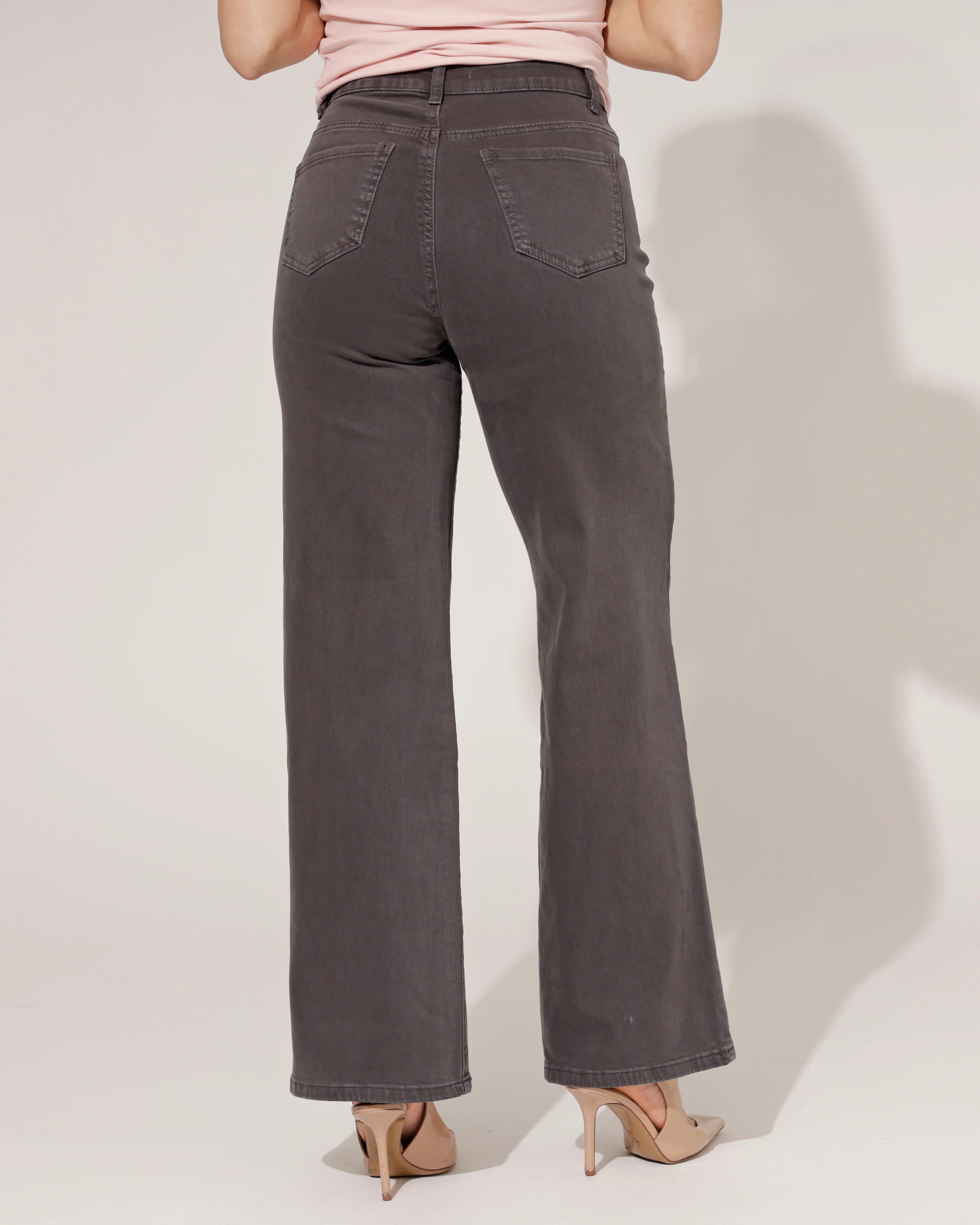 Goodies | Wide leg jeans Es-5 Donkergrijs - Image 3