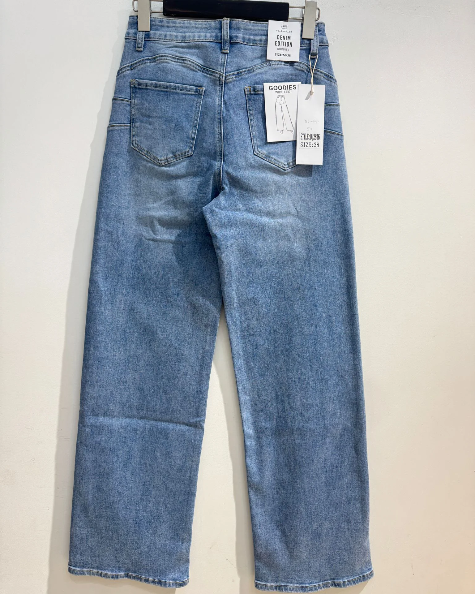 Goodies | Wide leg jeans Juna Blauw - Image 2