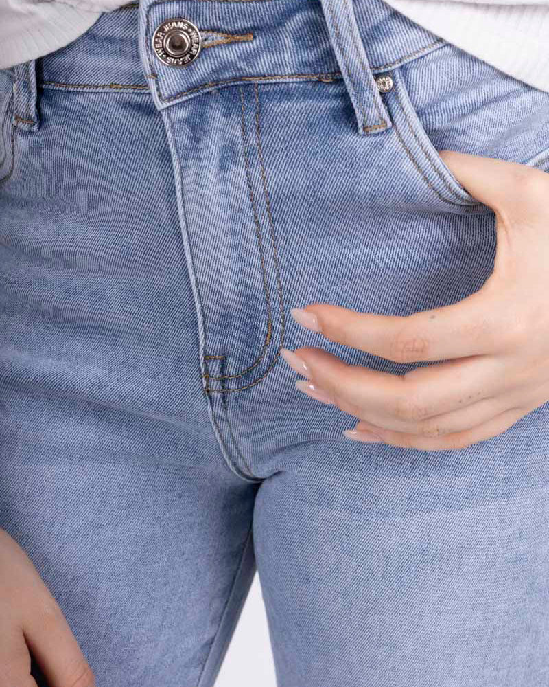 Goodies | Wide leg jeans Sienna Blauw - Image 6