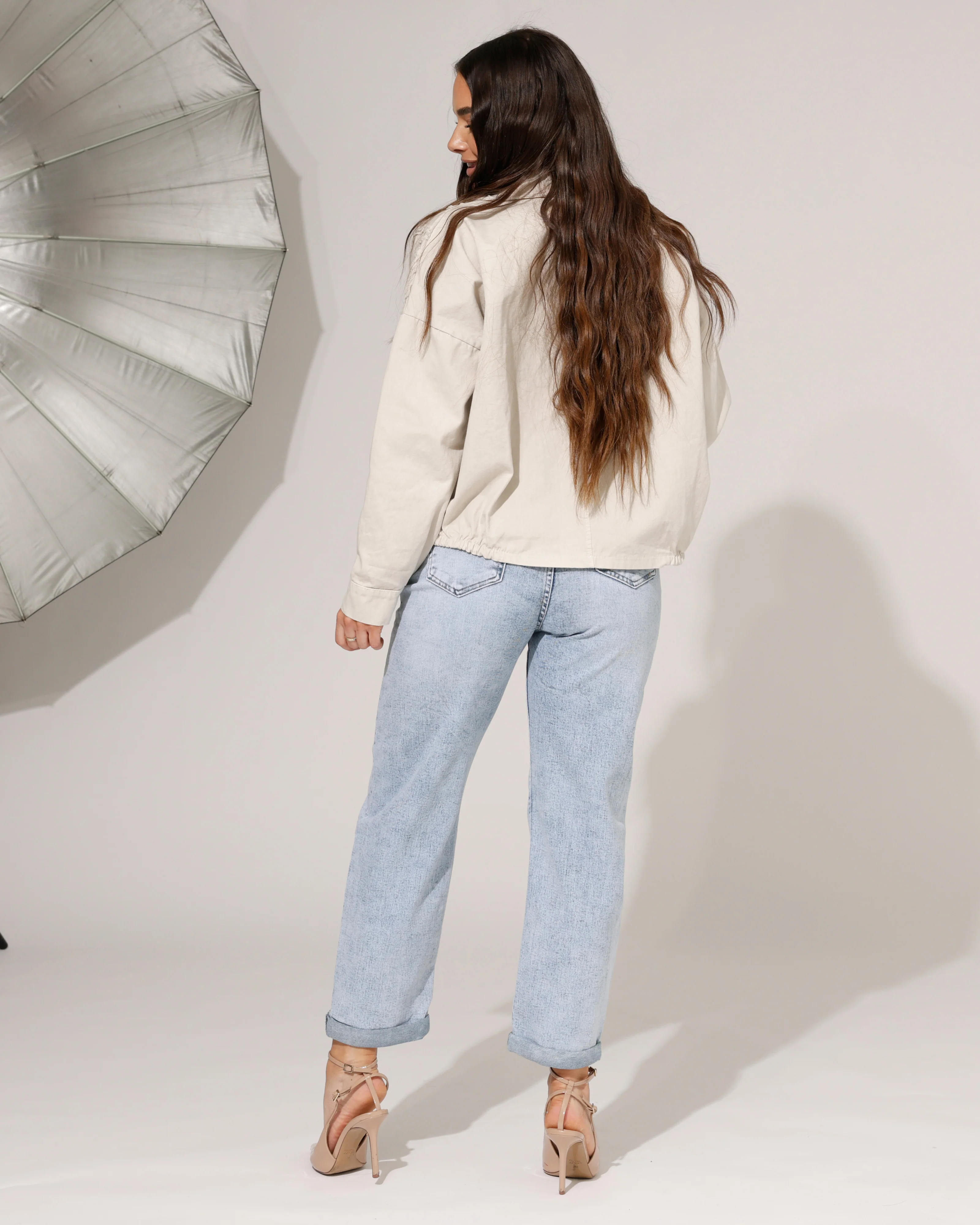Hello Miss | Barrel jeans Nena-23 Blauw - Image 6