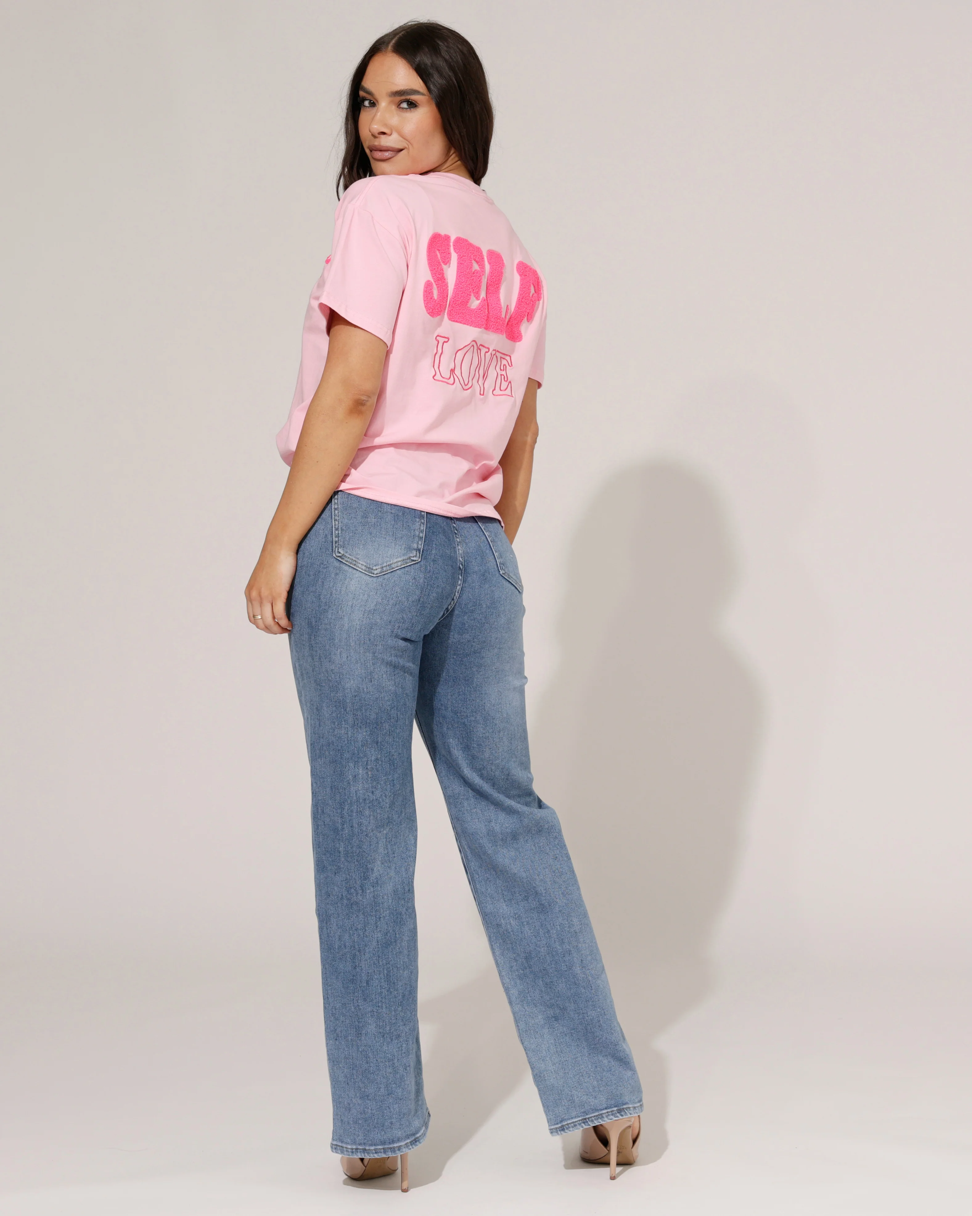 Hello Miss | Wide leg jeans Tess-1 Blauw - Image 4