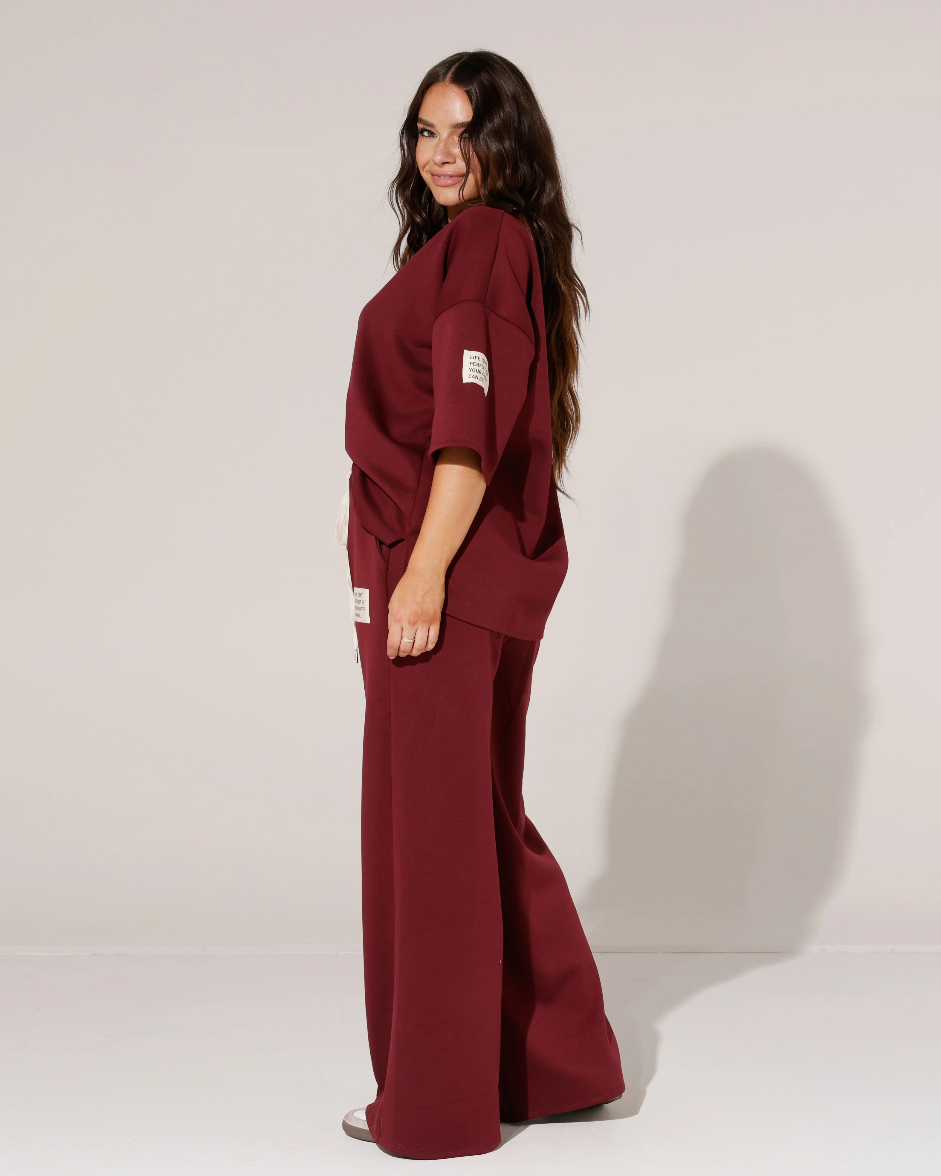 Huispak korte mouwen beige label isn't Perfect Bordeaux - Image 2