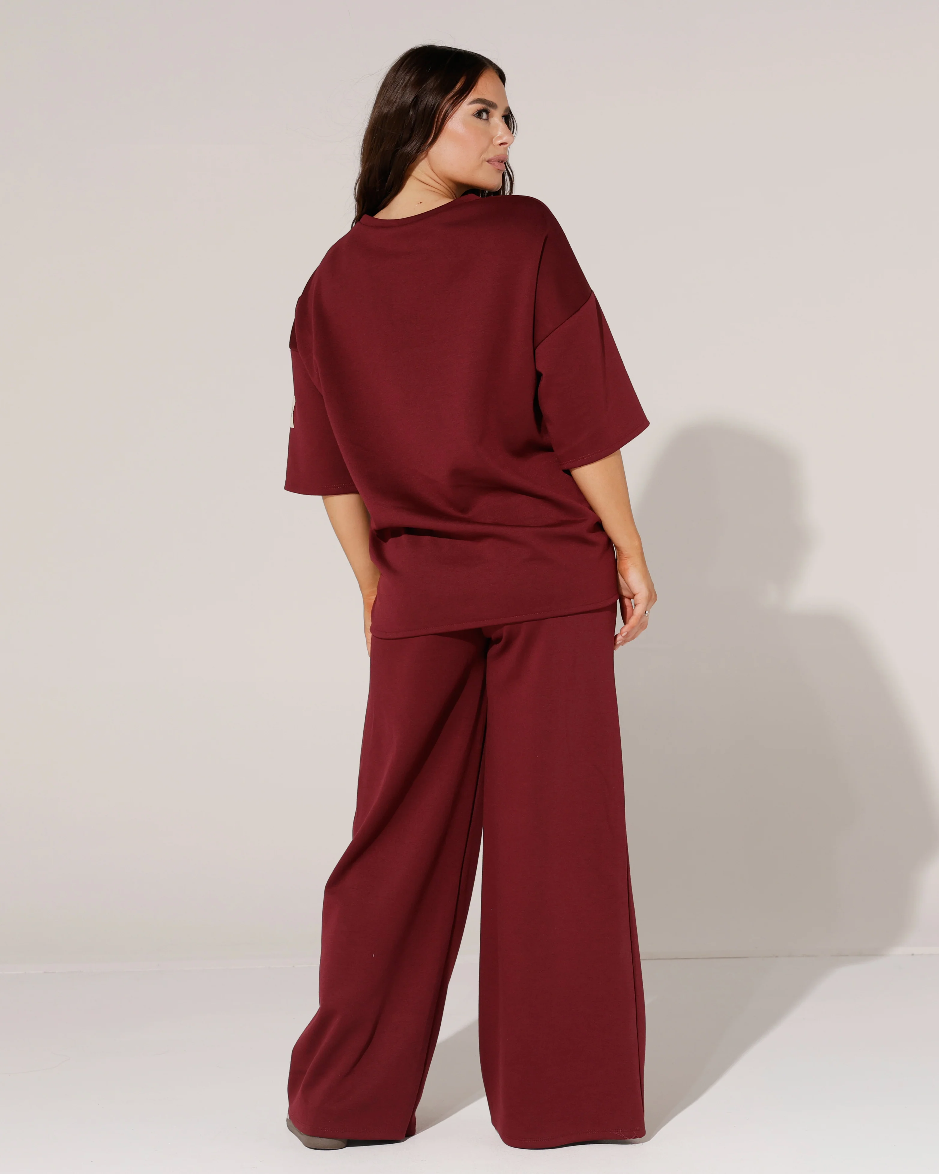 Huispak korte mouwen beige label isn't Perfect Bordeaux - Image 3