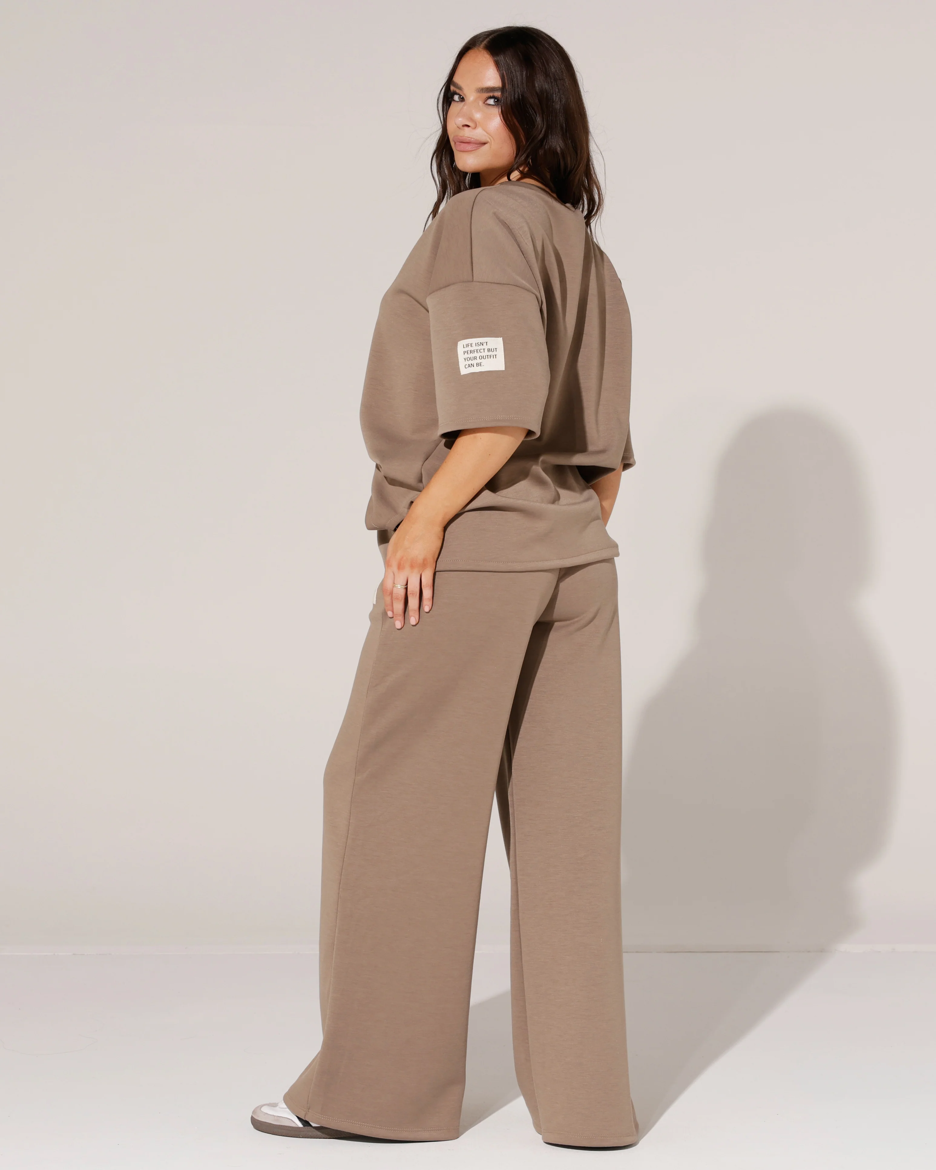 Huispak korte mouwen beige label isn't Perfect Taupe - Image 3