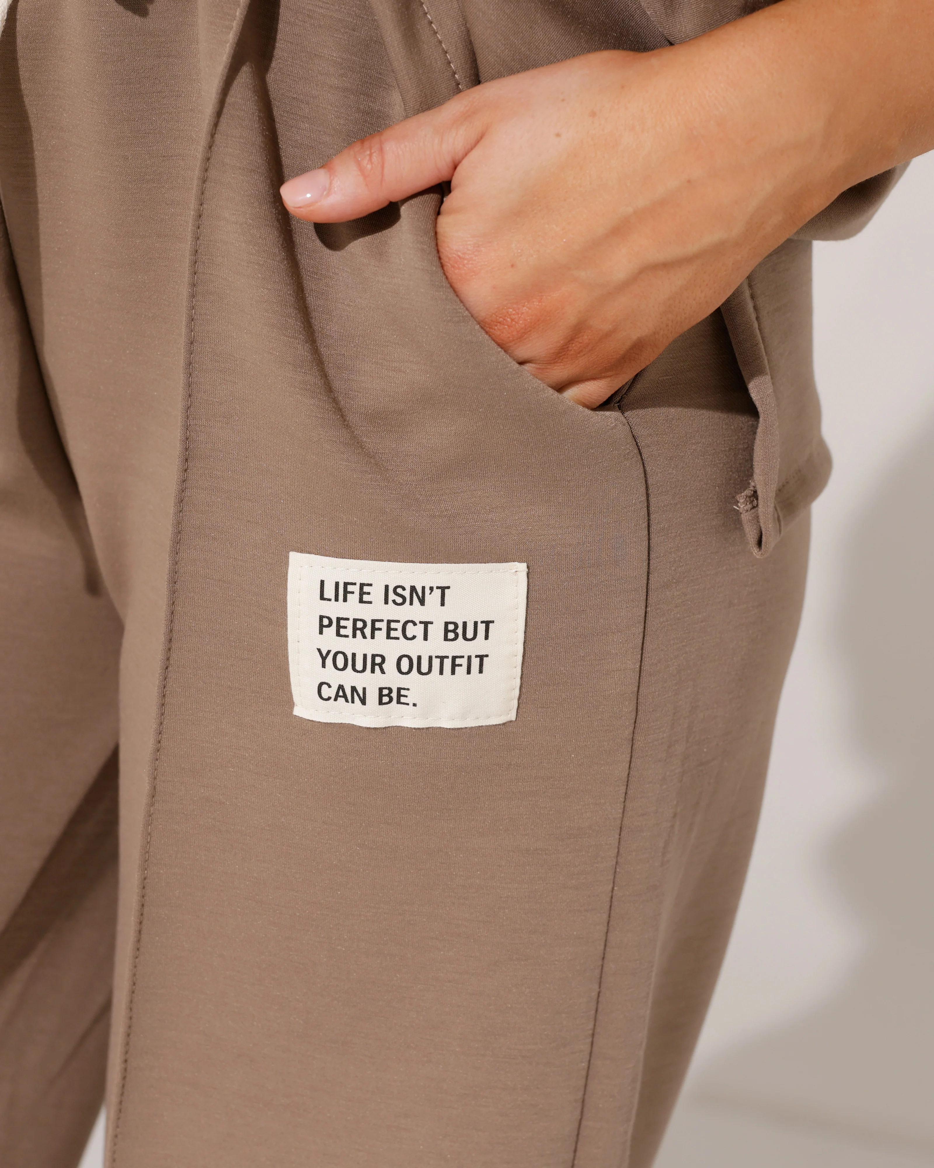 Huispak korte mouwen beige label isn't Perfect Taupe - Image 4