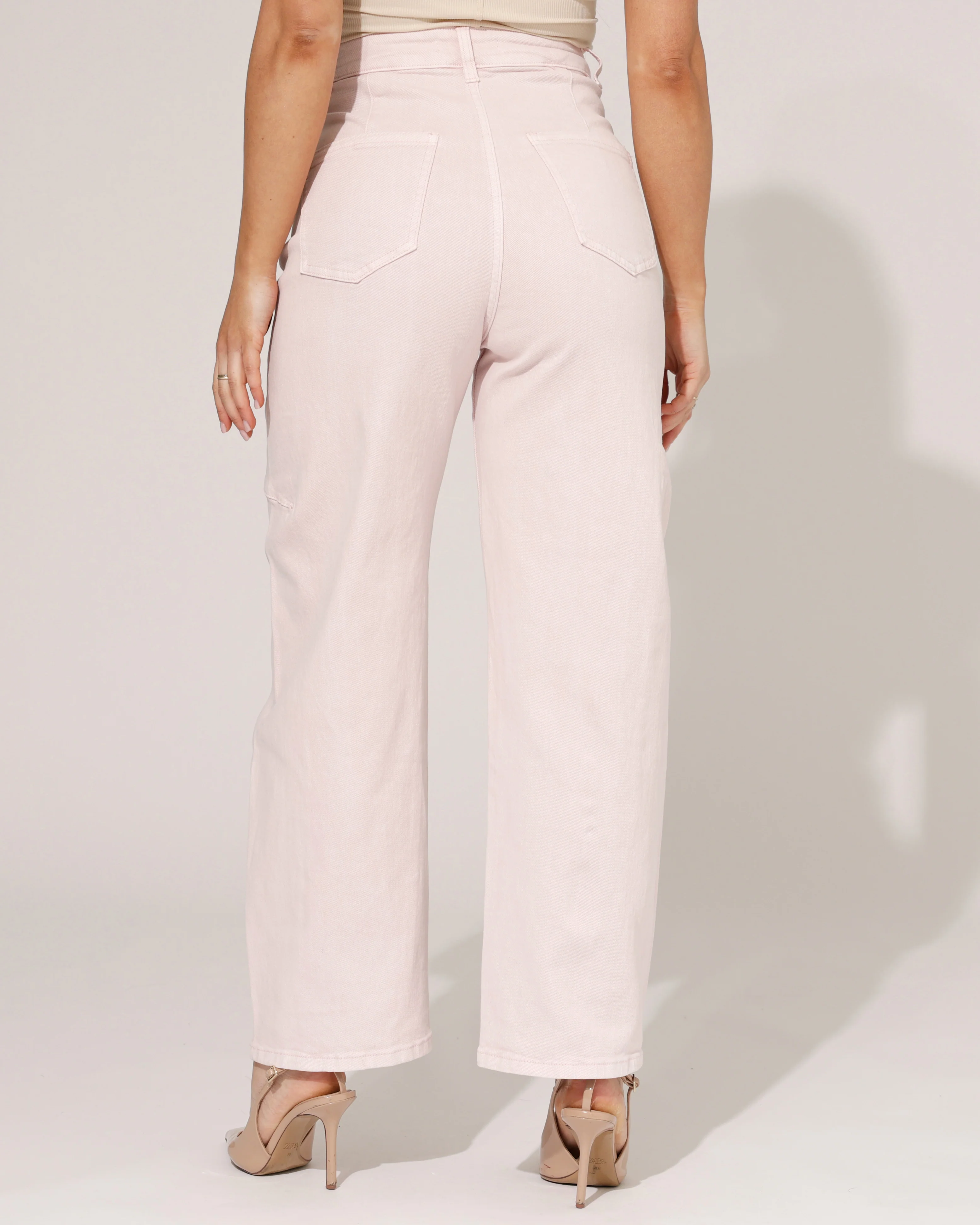 Jewelly | Barrel jeans Jones-7 Lichtroze - Image 5