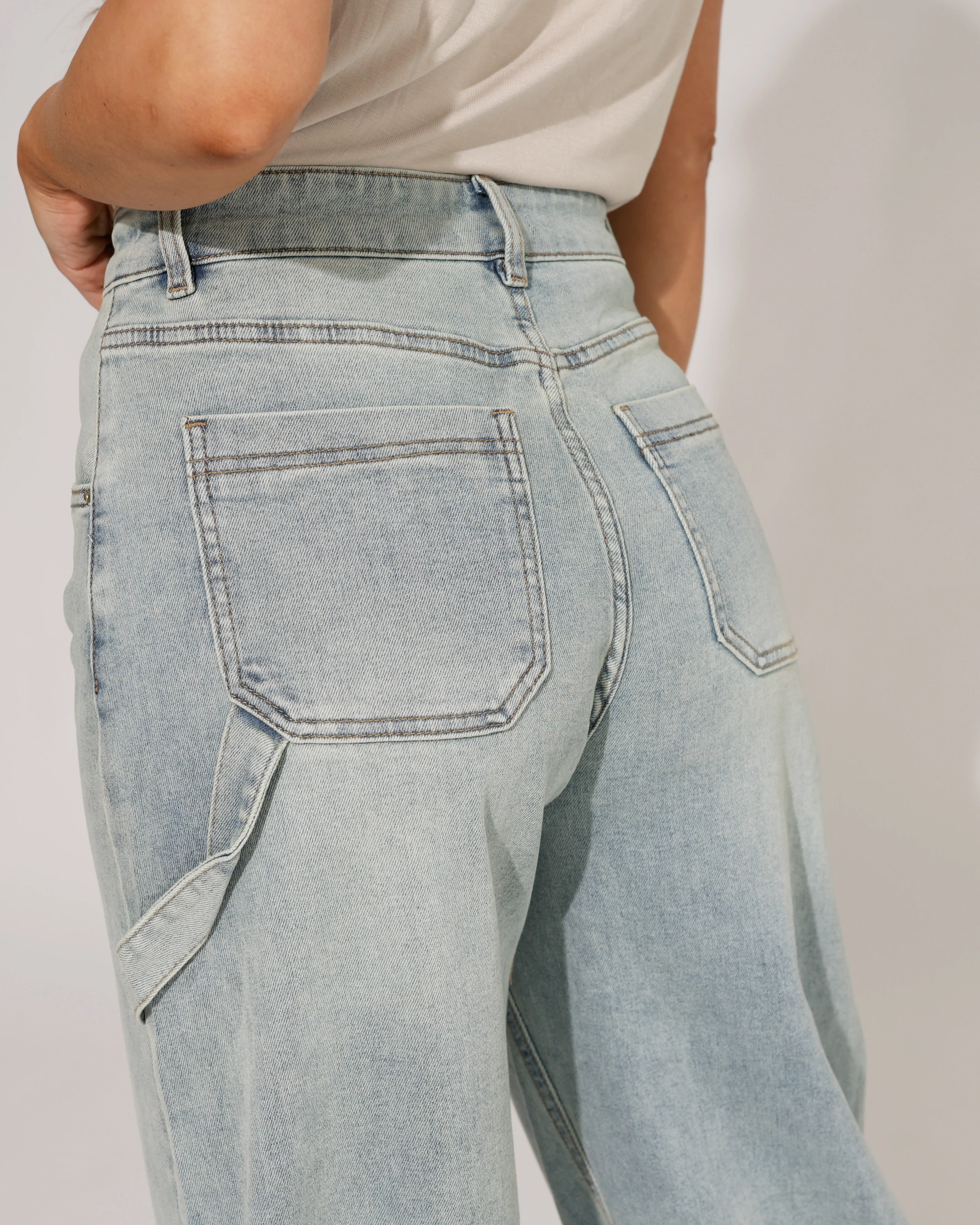 Laulia | Barrel jeans, full length Isa Blauw - Image 6
