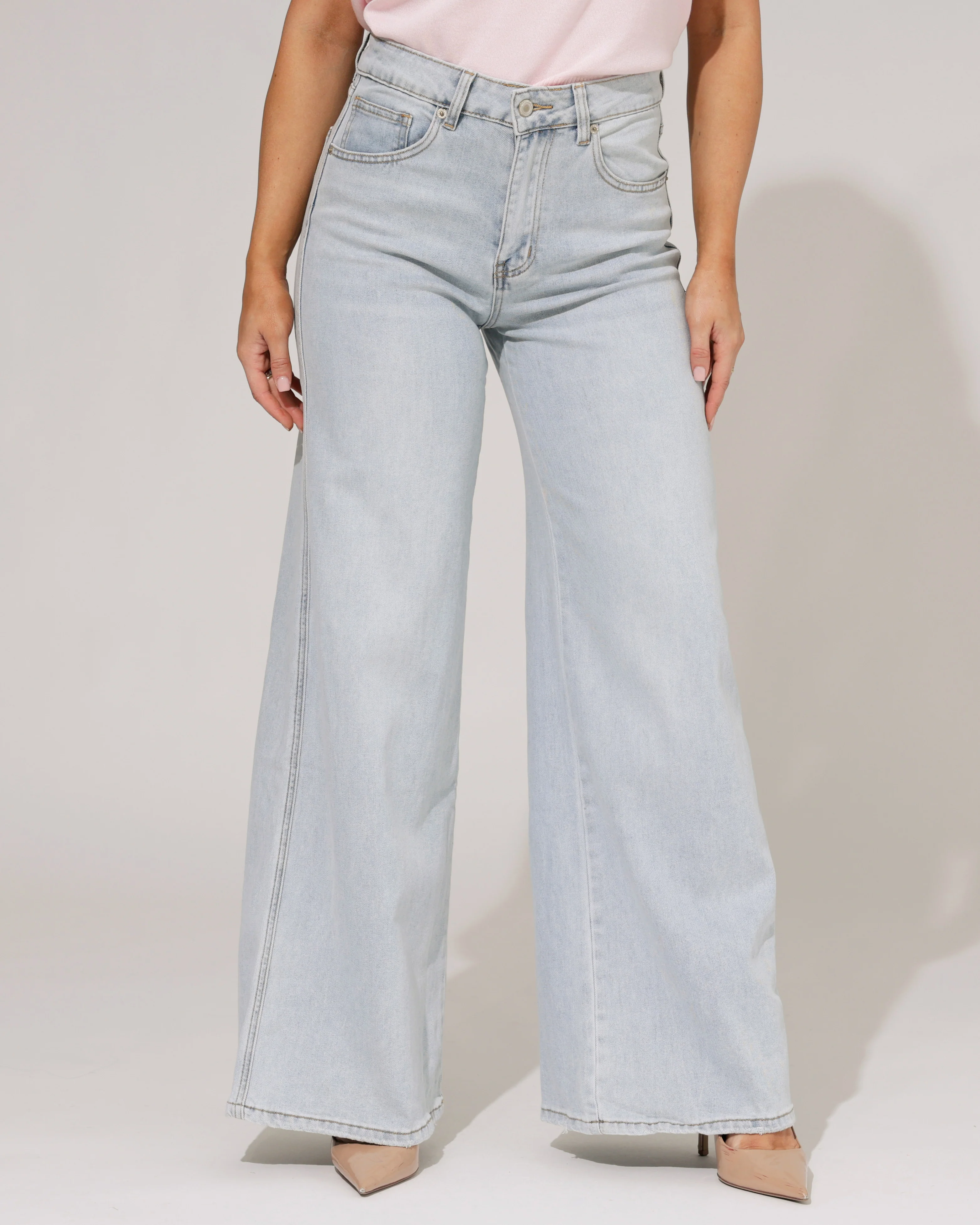 Laulia | Extra wide leg jeans Novi Blauw - Image 2