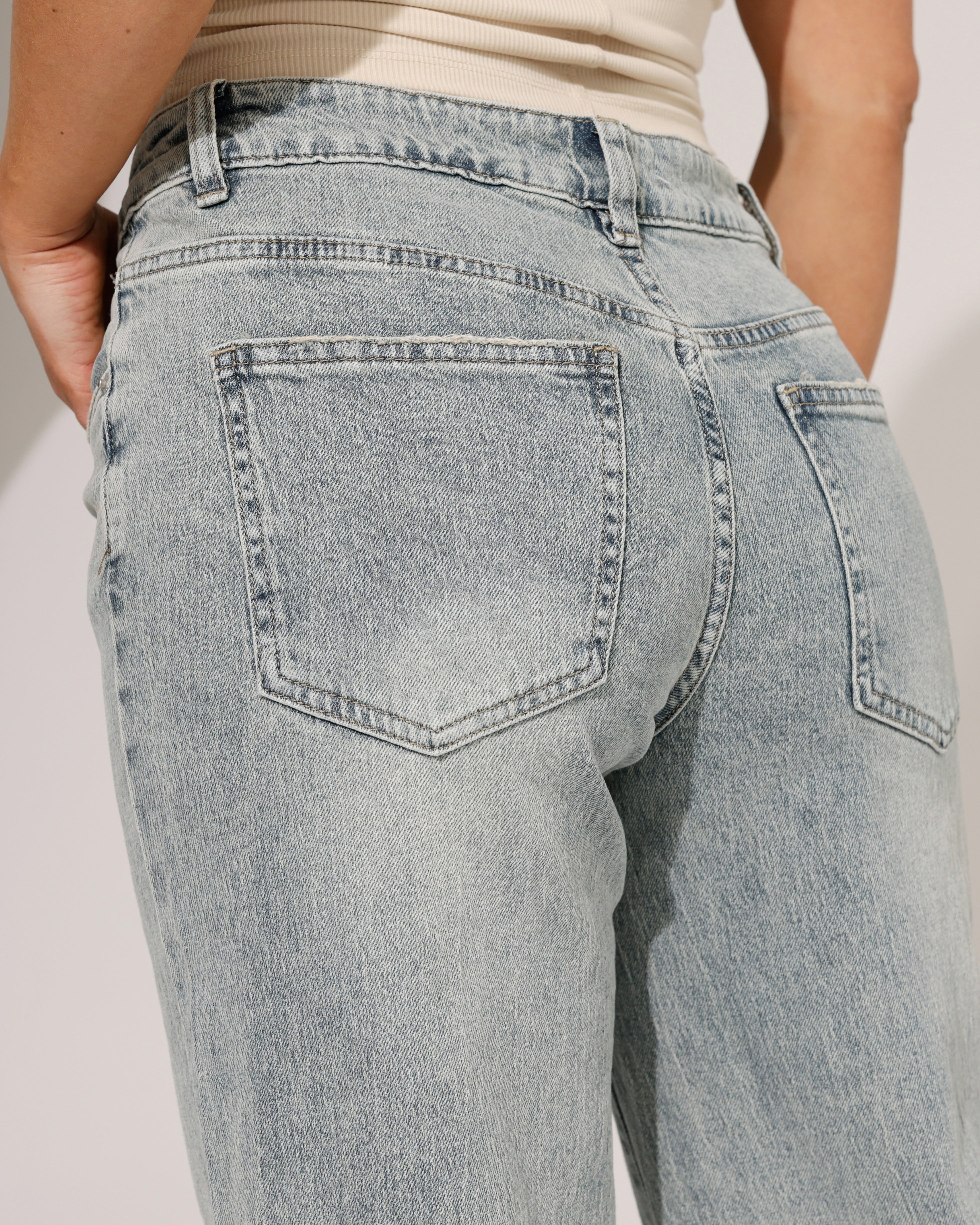 Laulia | Wide leg jeans Olivia-2 Blauw - Image 4