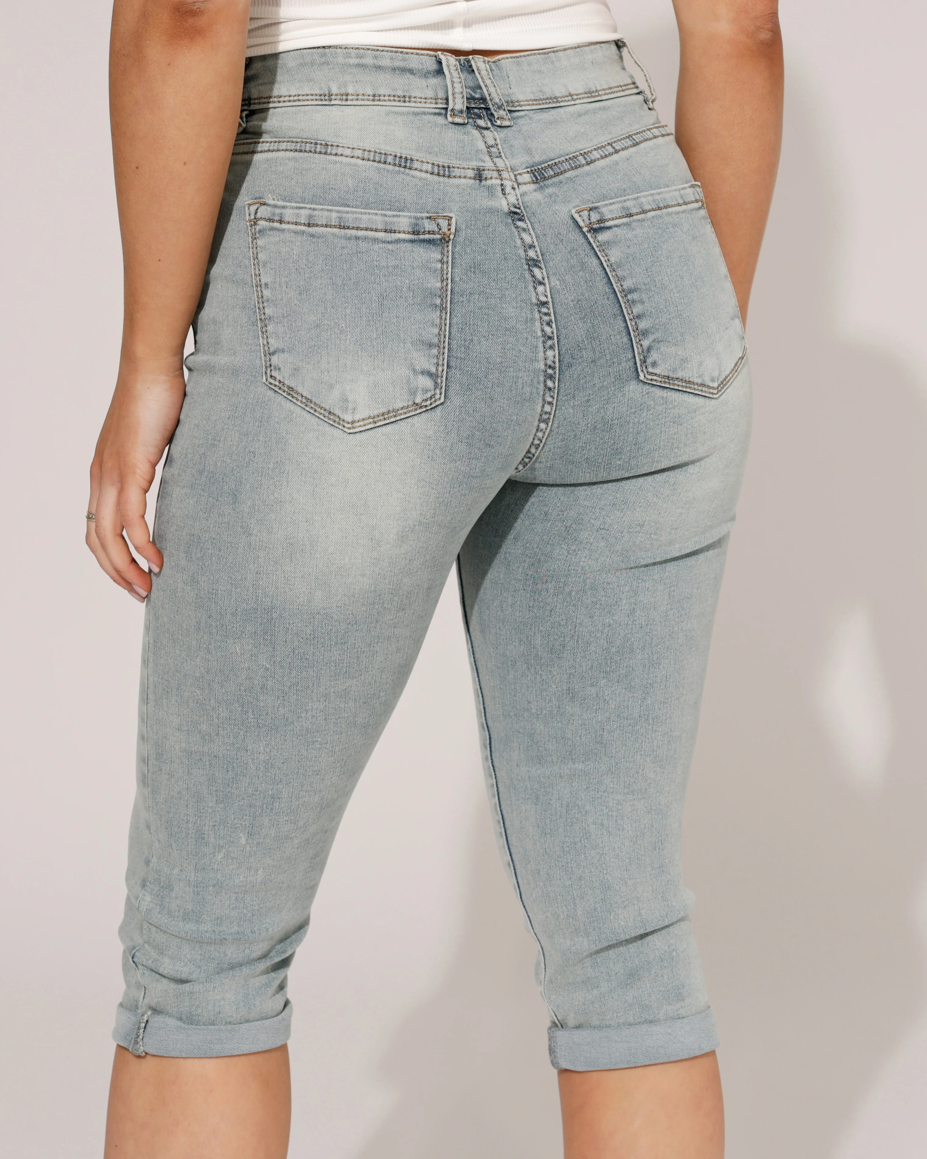 Norfy | Capri jeans Coco Blauw - Image 3