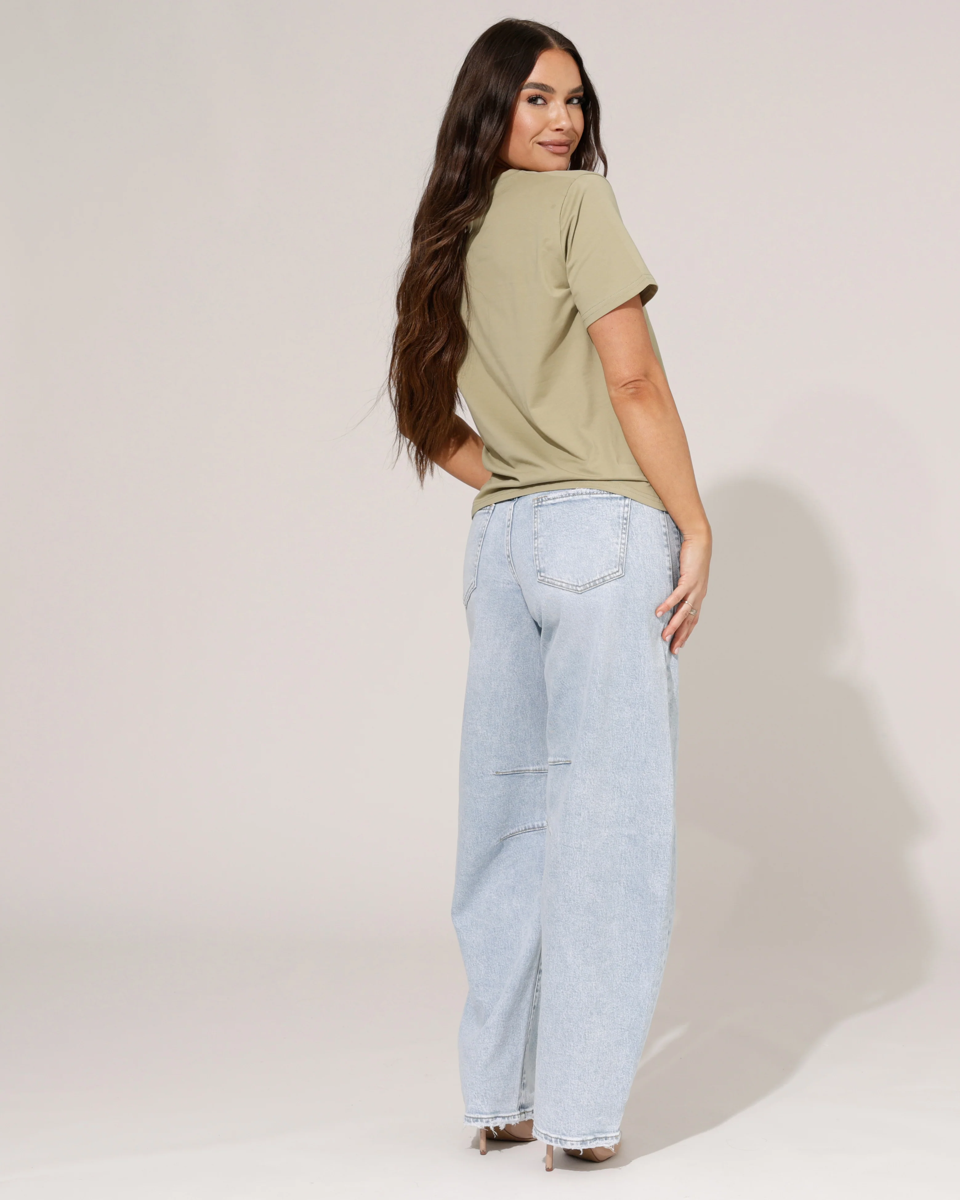 Queen Hearts | Barrel jeans Lucey-1 Lichtblauw - Image 5