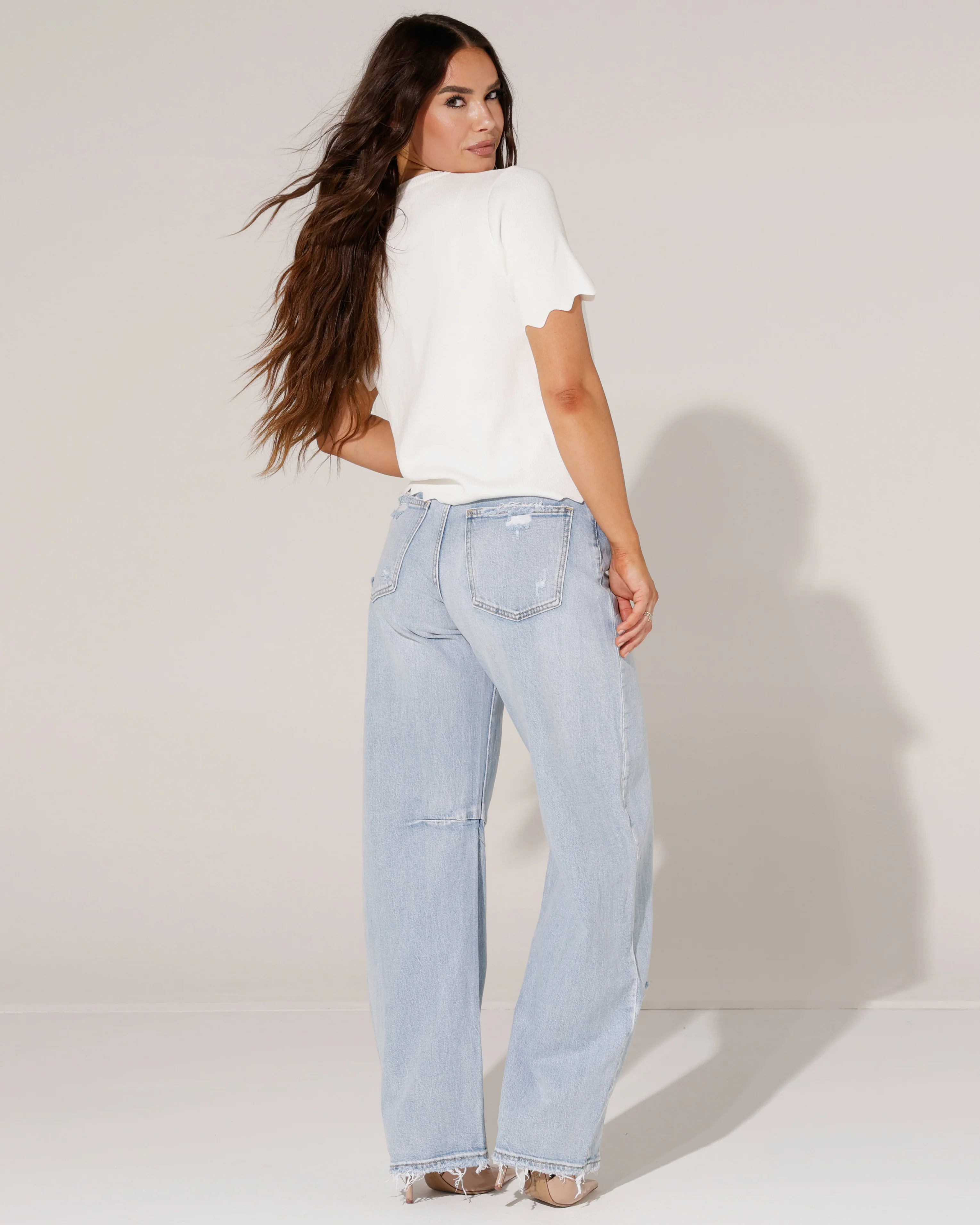 Queen Hearts | Barrel jeans Milly Lichtblauw - Image 5