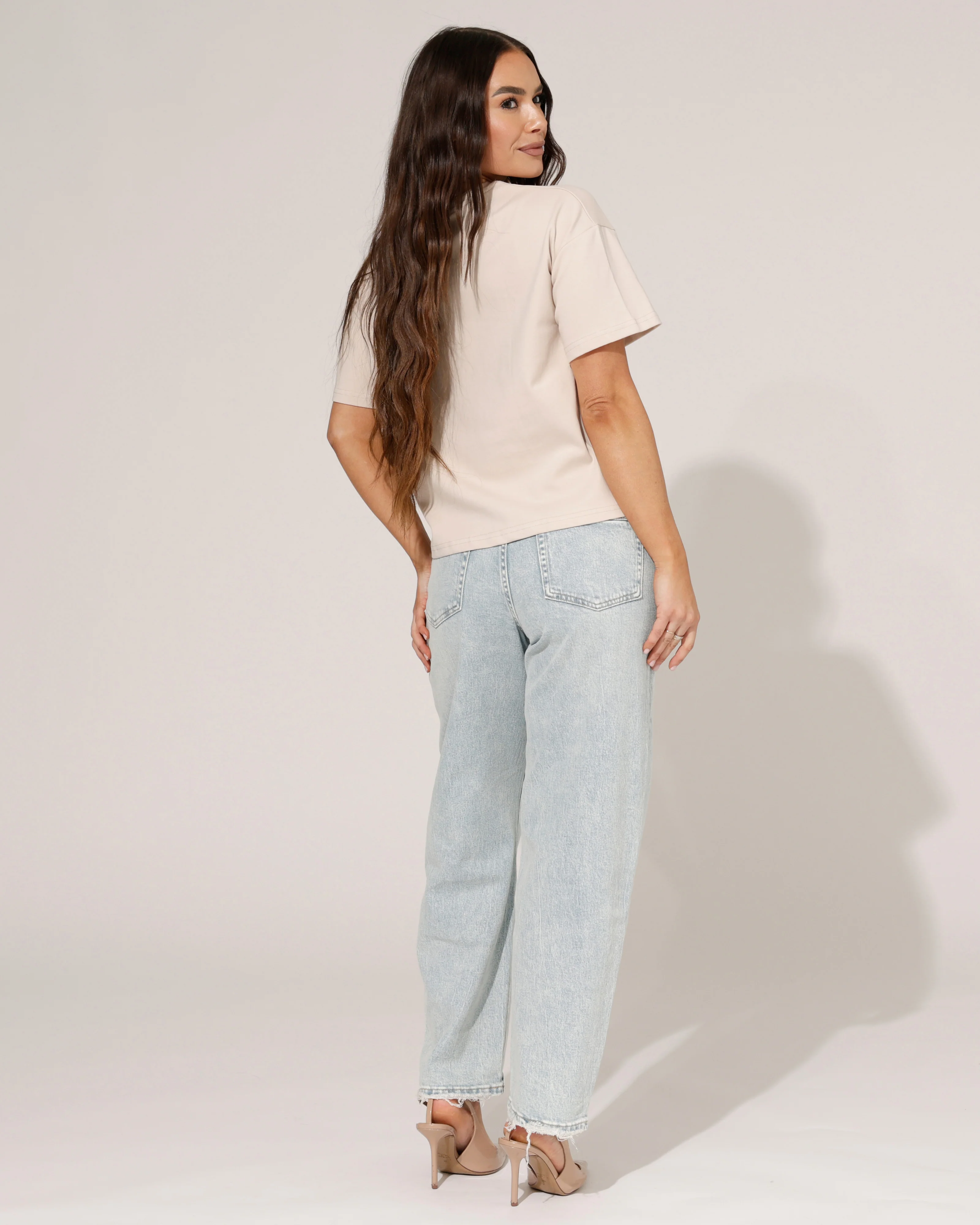 Queen Hearts | Barrel jeans Nola-1 Blauw - Image 4