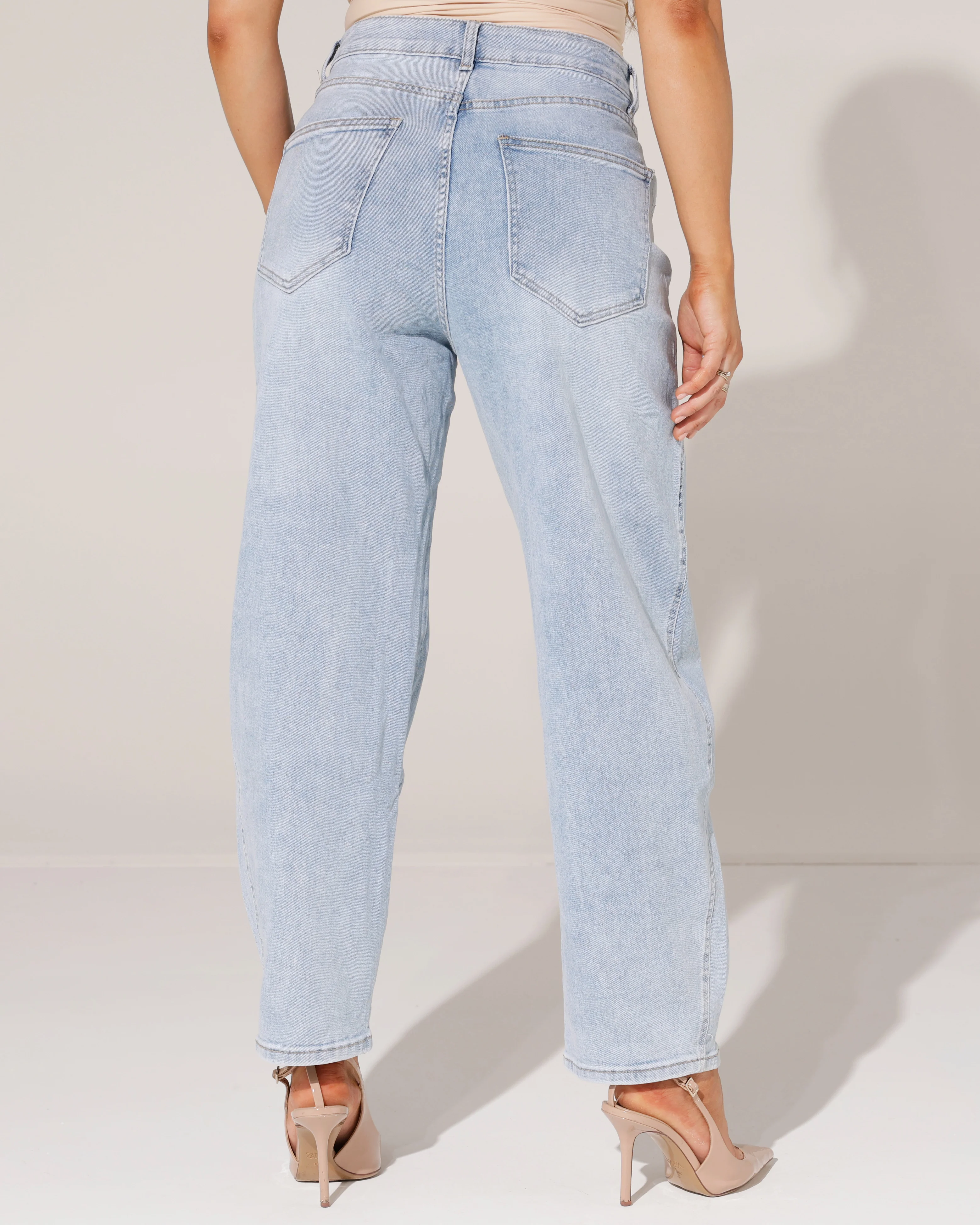 Redseventy | Barrel jeans Jony-24 Lichtblauw - Image 2