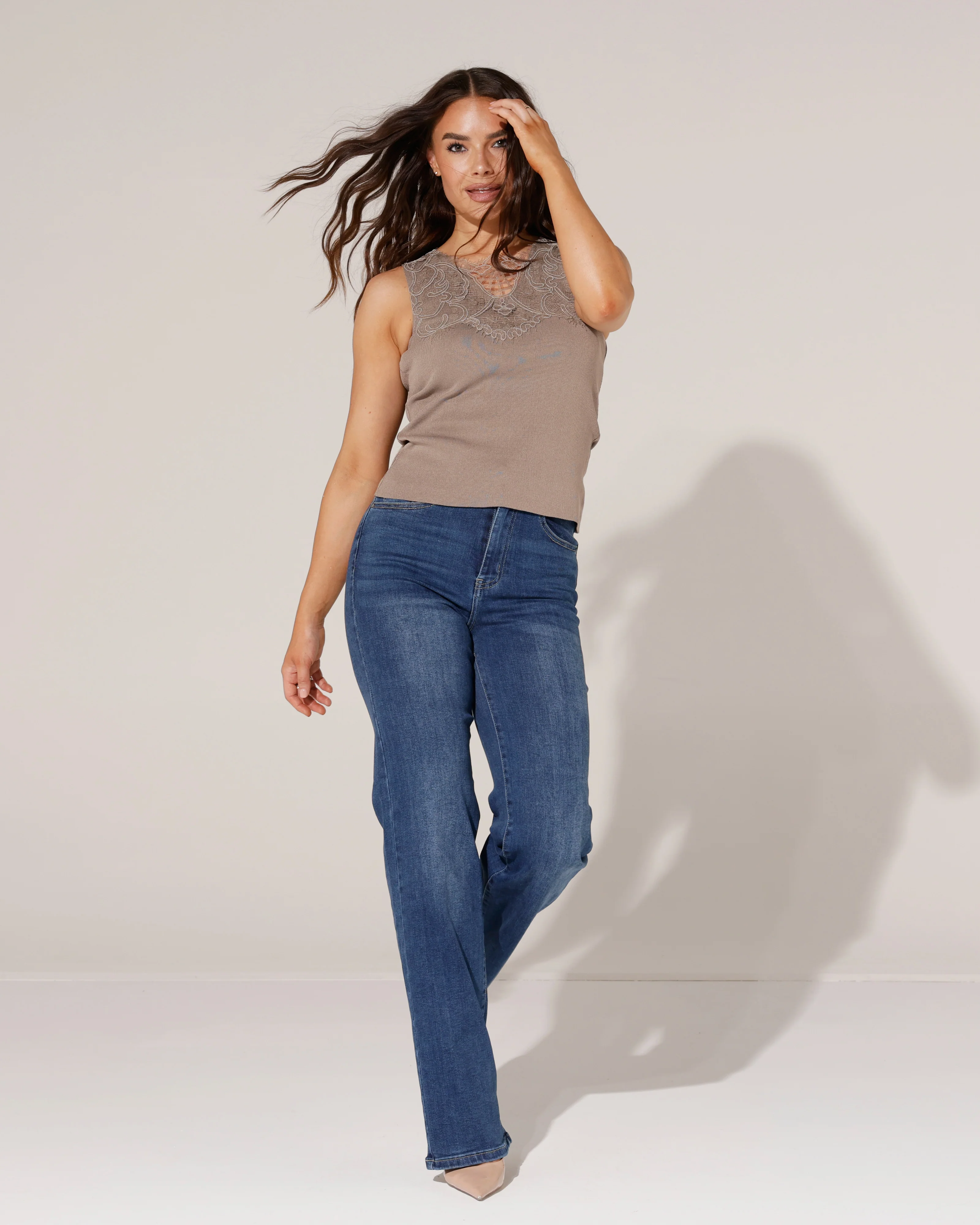 Redseventy | Wide leg jeans Reza-14 Blauw - Image 3