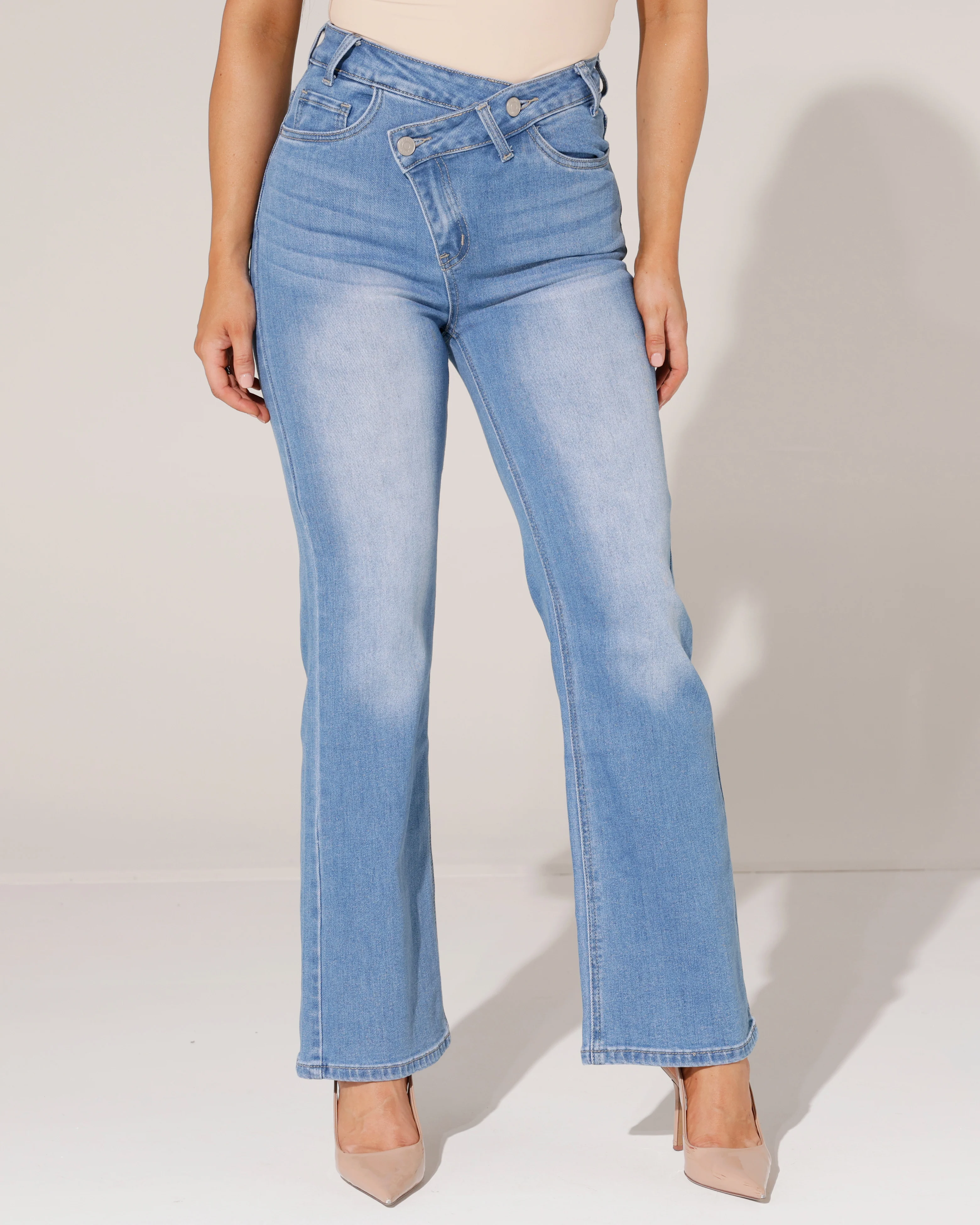 Redseventy | Wide leg jeans Wendey-16 Lichtblauw