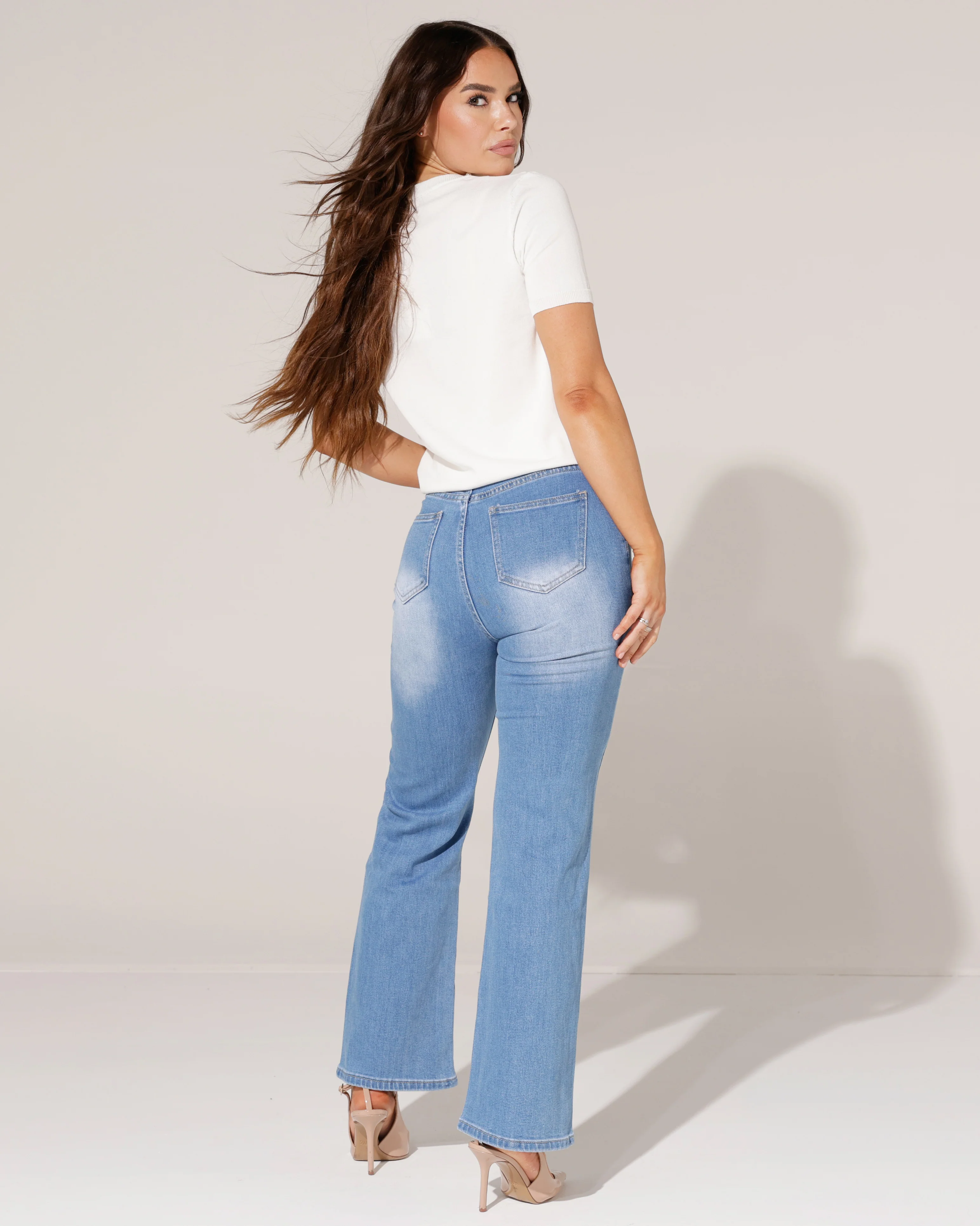 Redseventy | Wide leg jeans Wendey-16 Lichtblauw - Image 7