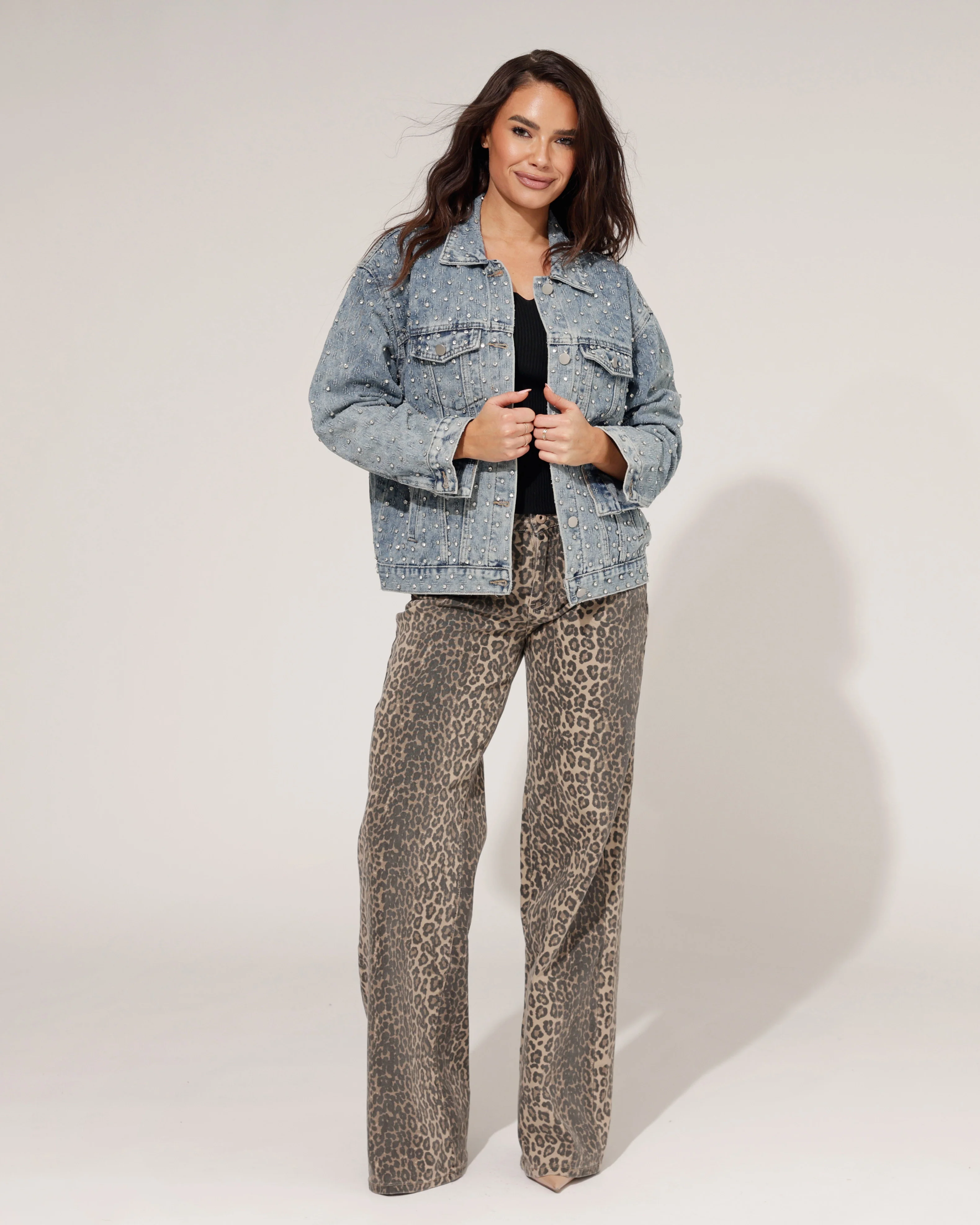 Spijkerjacket Nena Blauw - Image 3