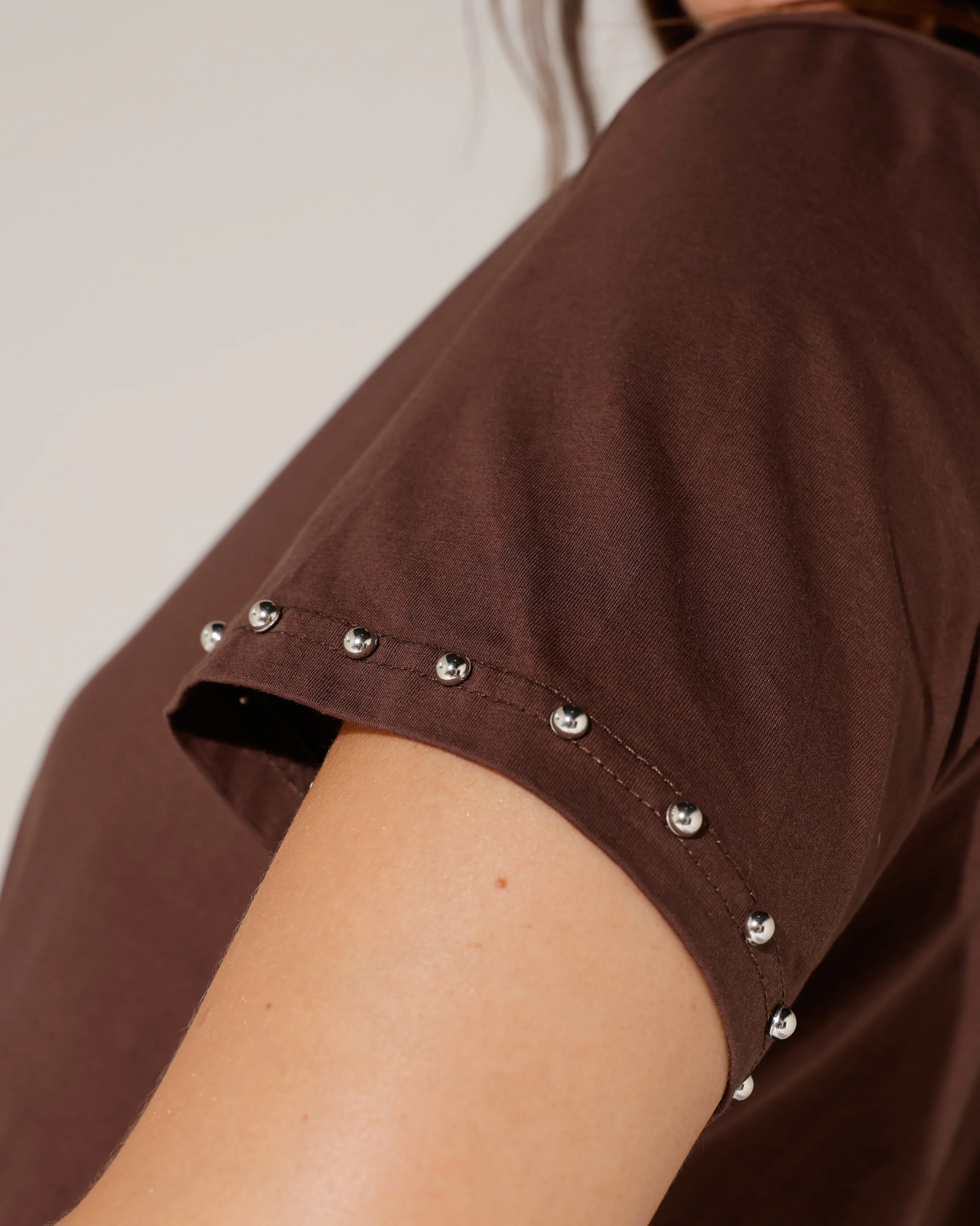 T-shirt Amour club Donkerbruin - Image 3