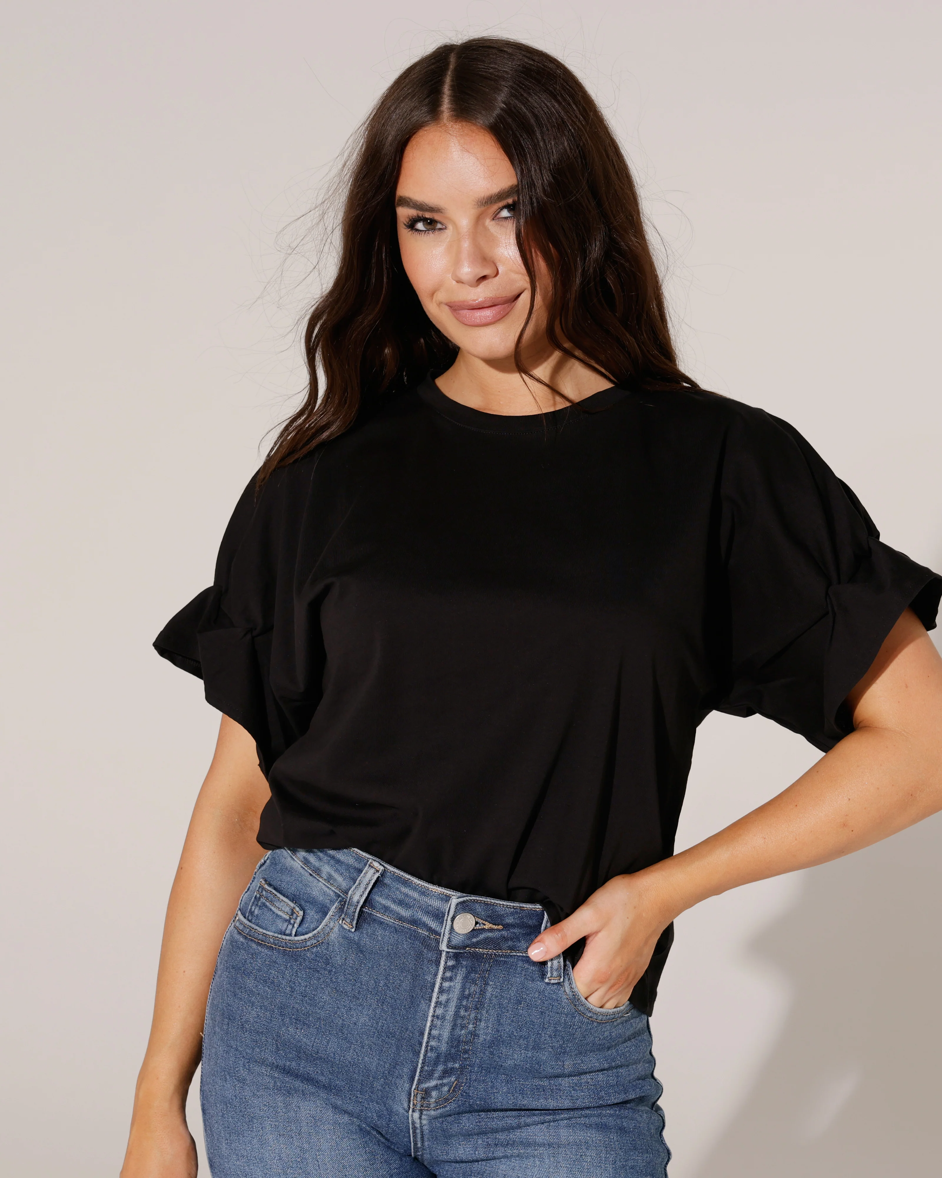 T-shirt Jara Zwart