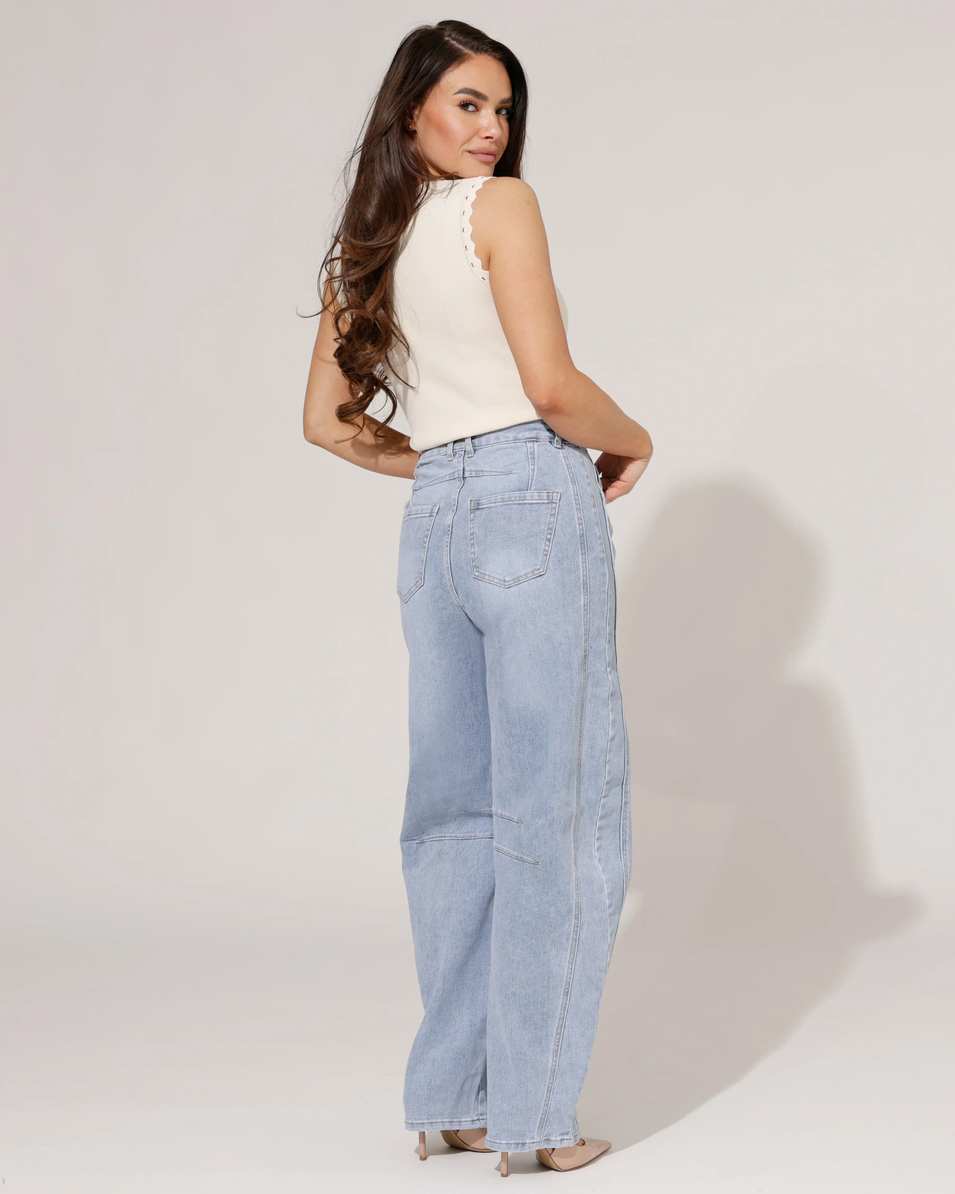 VS Miss | Barrel jeans Evi Lichtblauw - Image 3