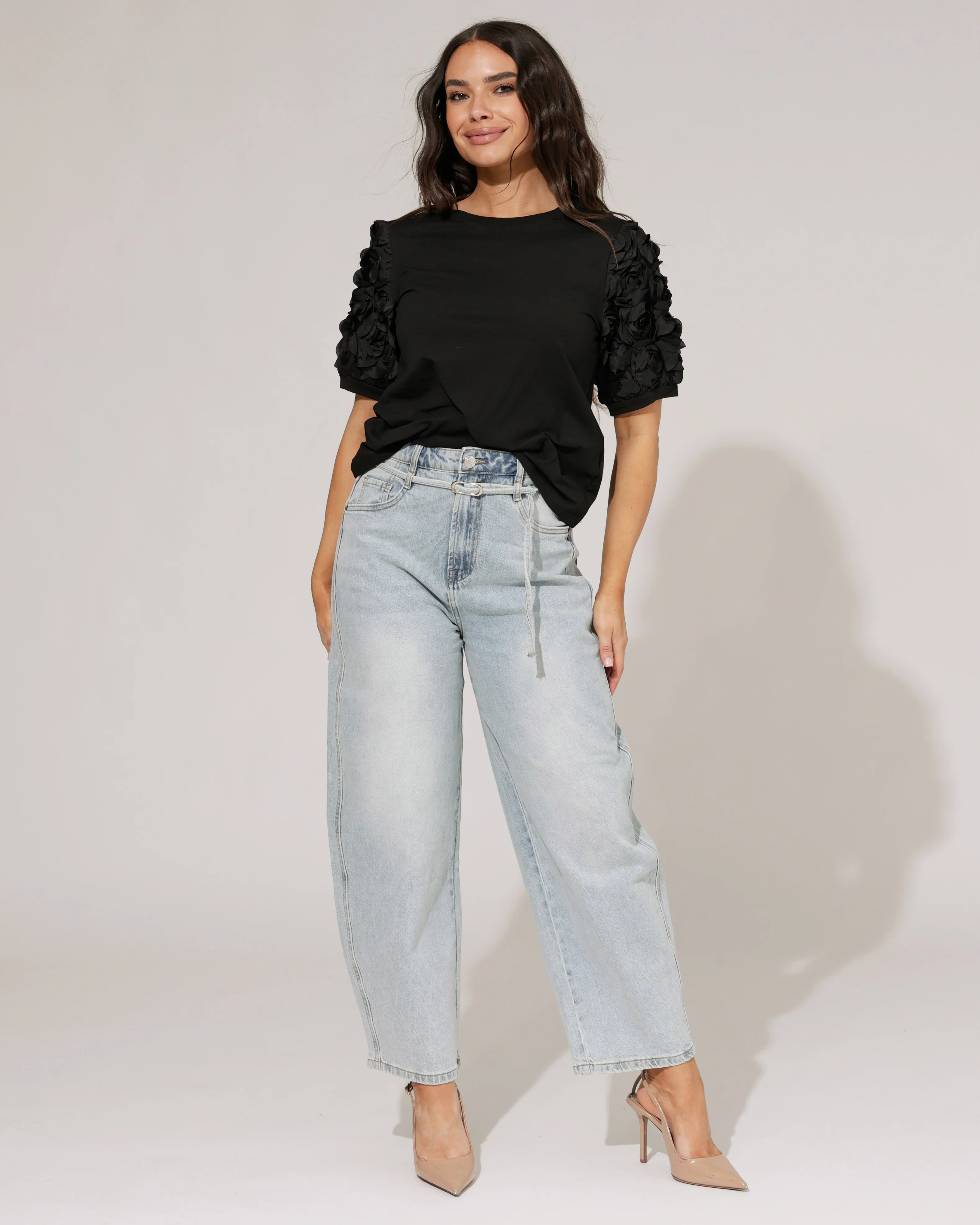 VS Miss | Barrel jeans Lena Blauw