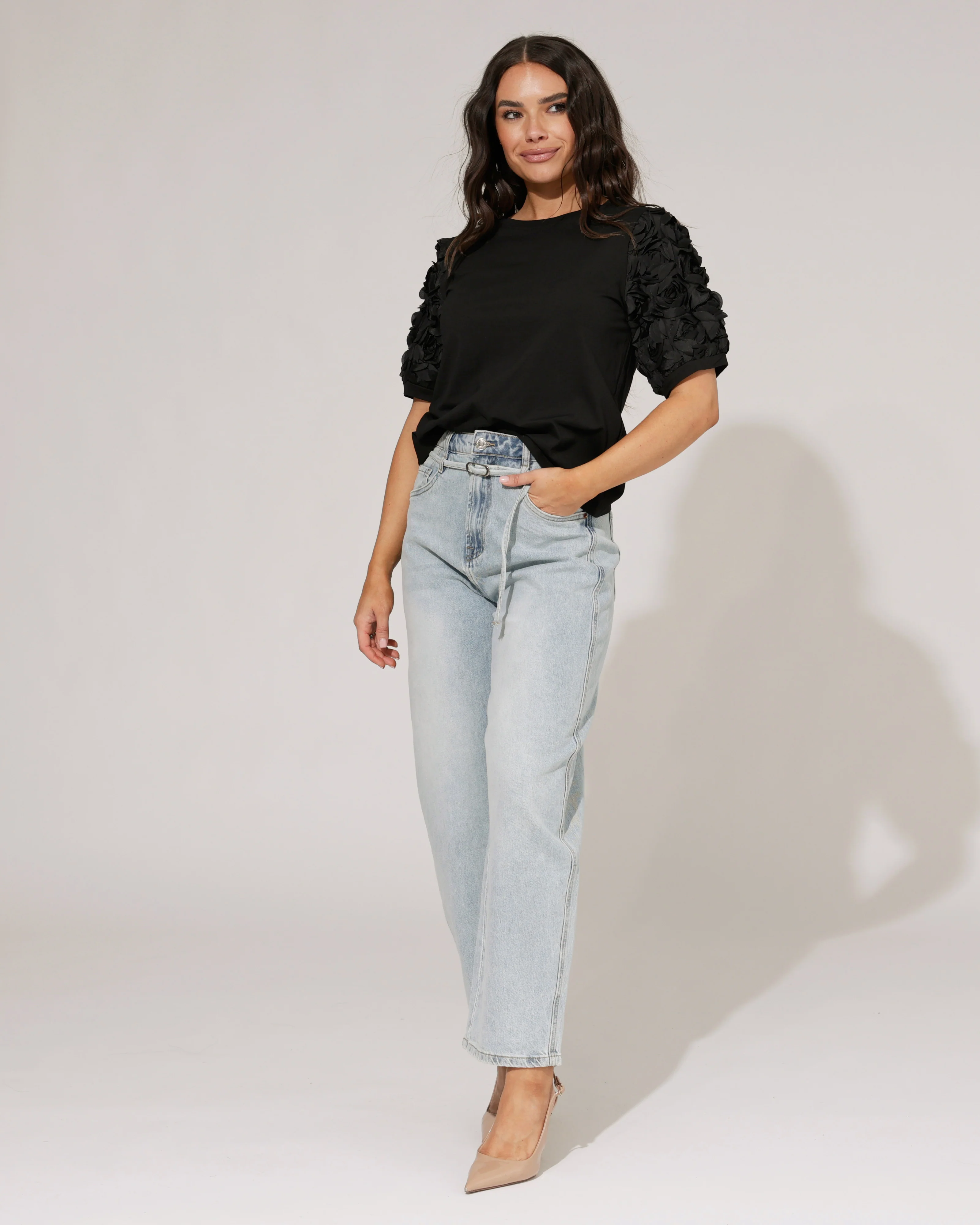 VS Miss | Barrel jeans Lena Blauw - Image 3