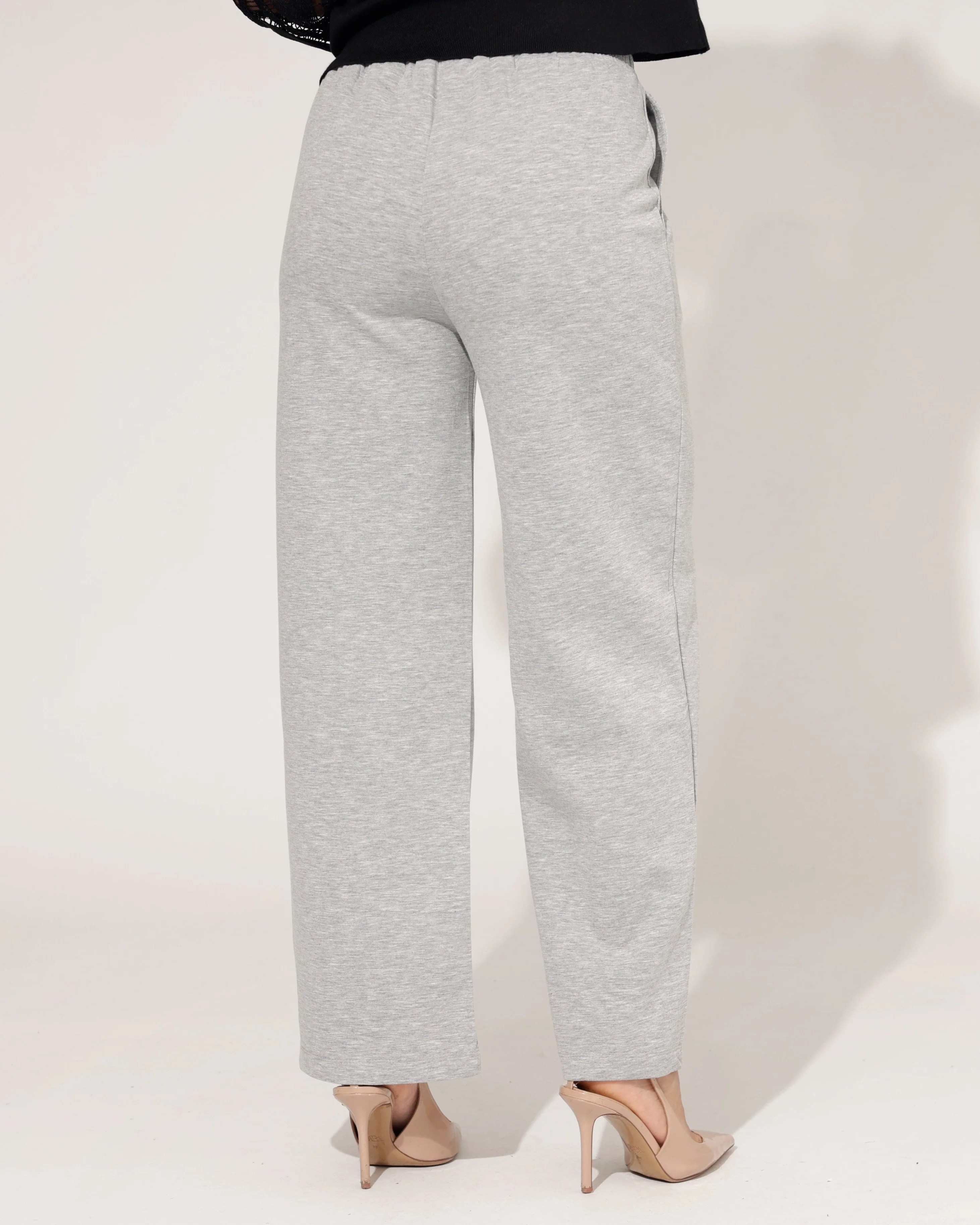 Wide leg broek Elisa Grijs - Image 3