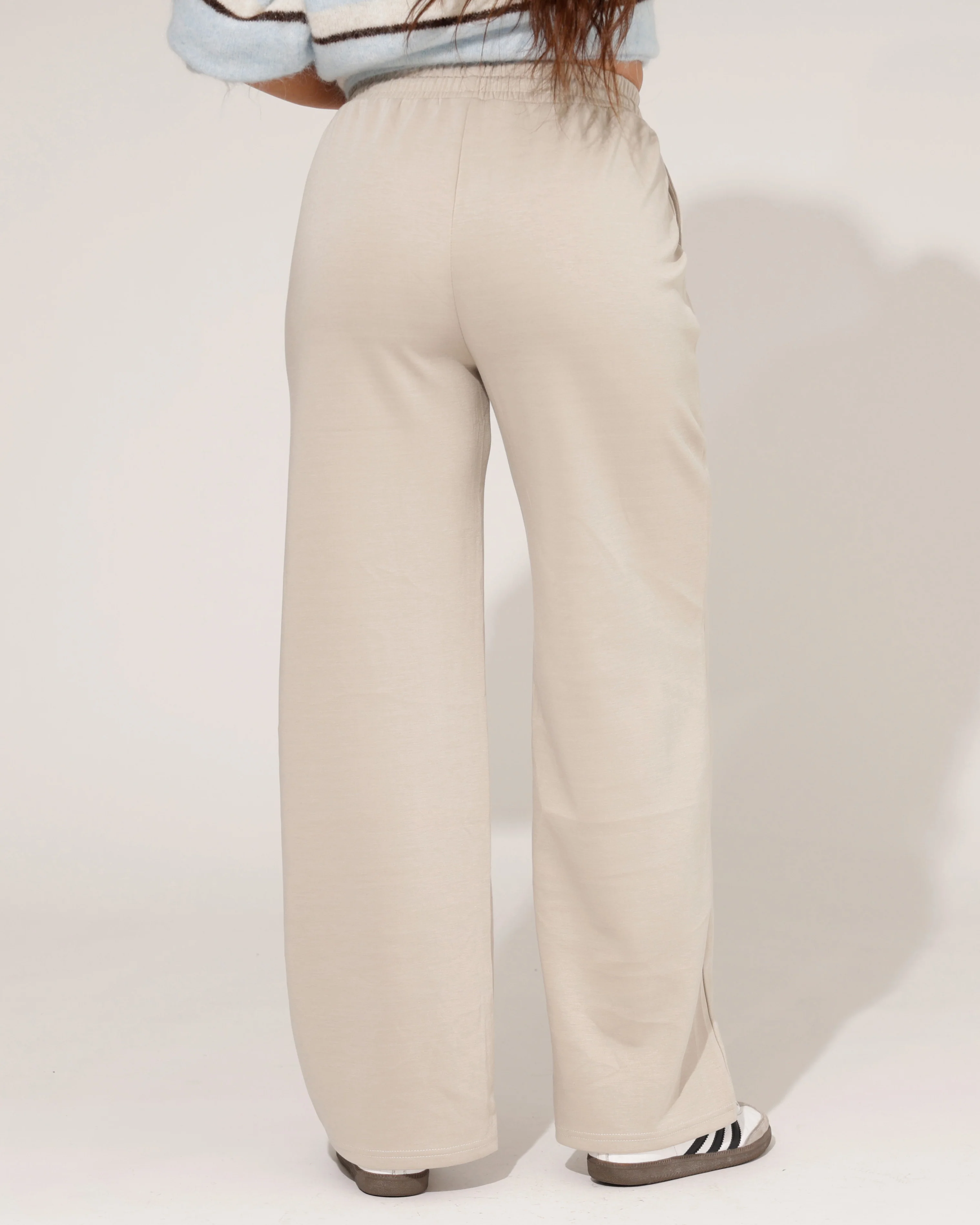 Wide leg broek Rozaly Zand - Image 2