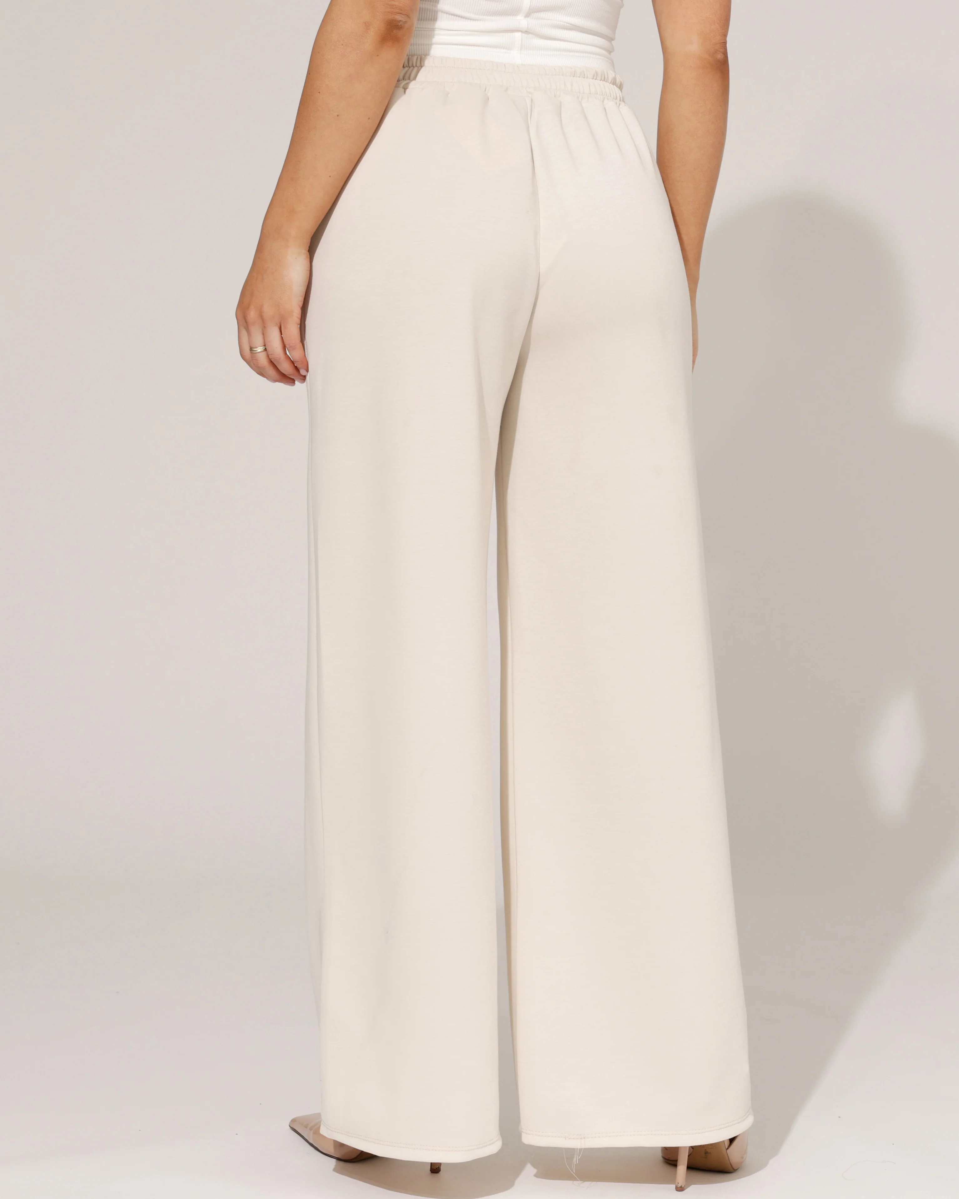 Wijde broek Mira Beige - Image 2